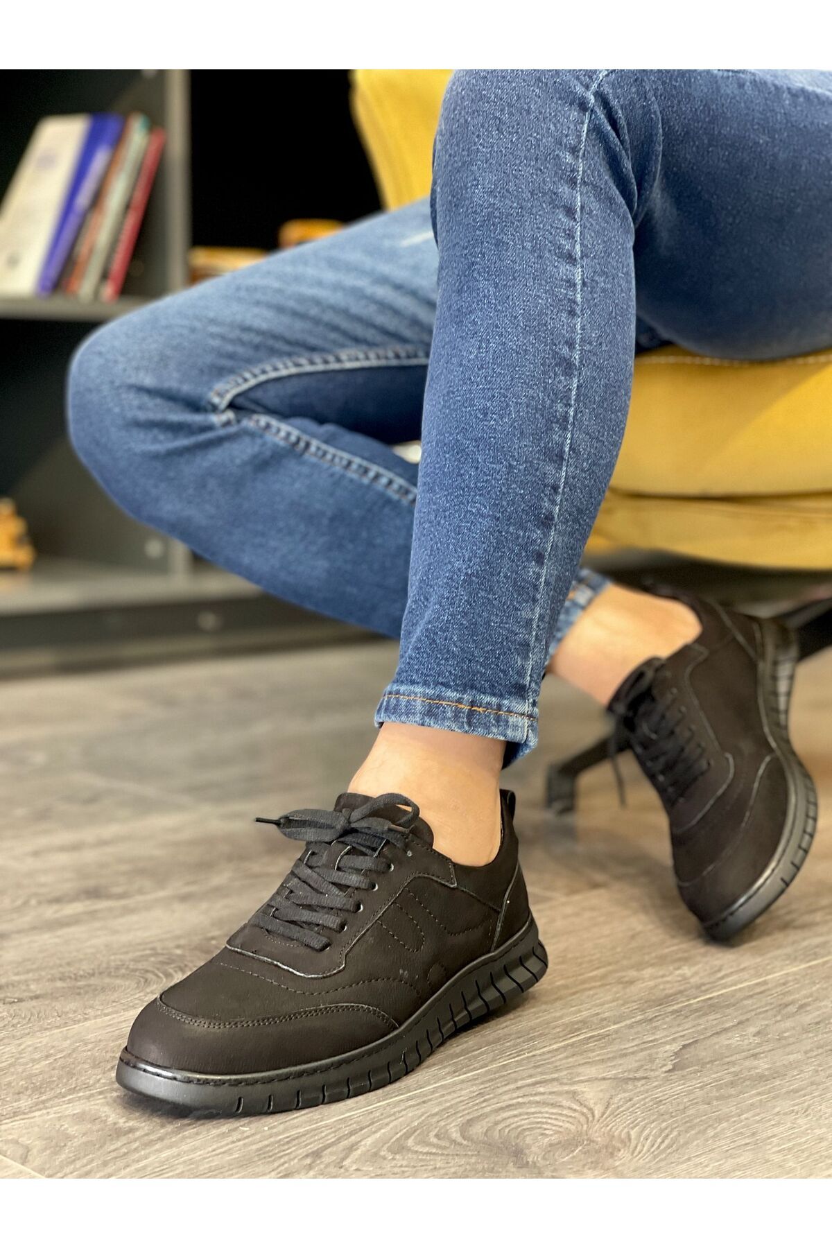 WOFER SHOES Günlük Kullanım Hakiki Nubuk Deri Erkek Ayakkabı