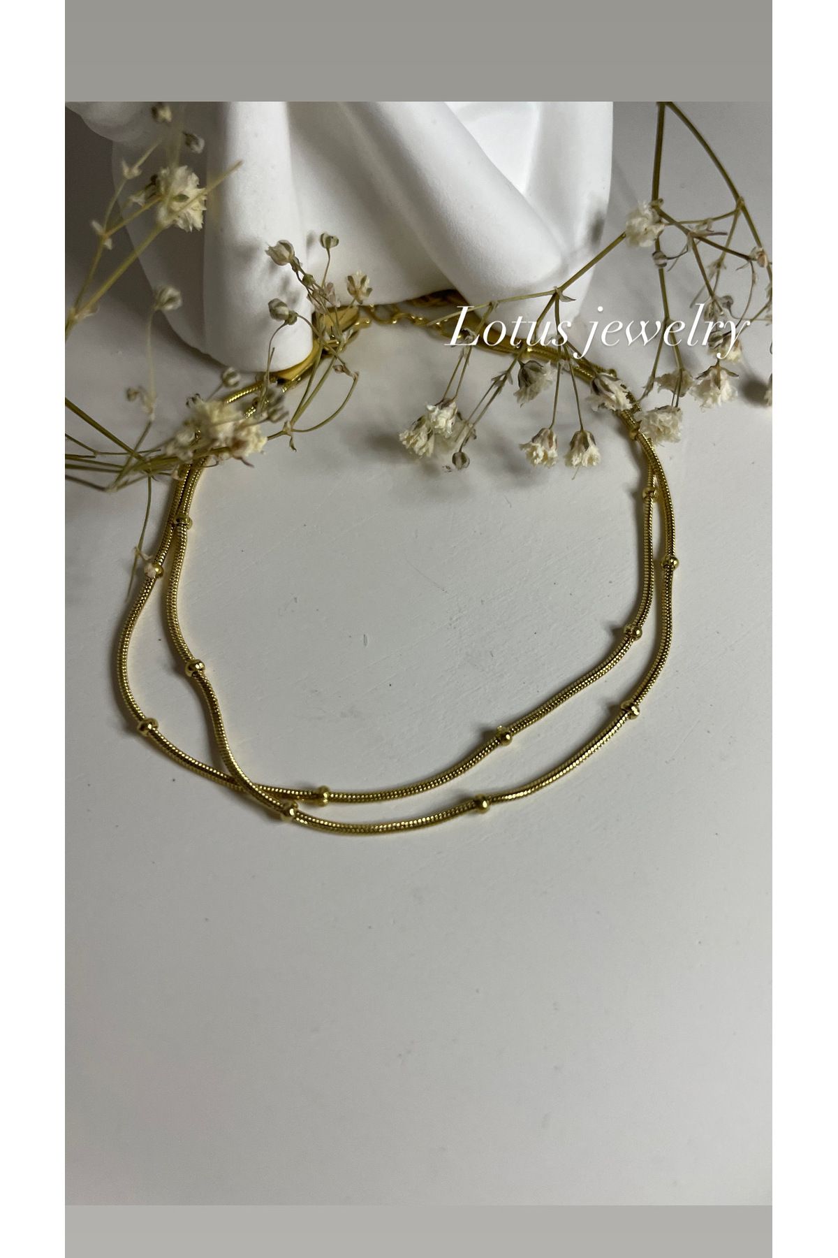 Lotus Jewelry Paslanmaz çelik Dori bileklik