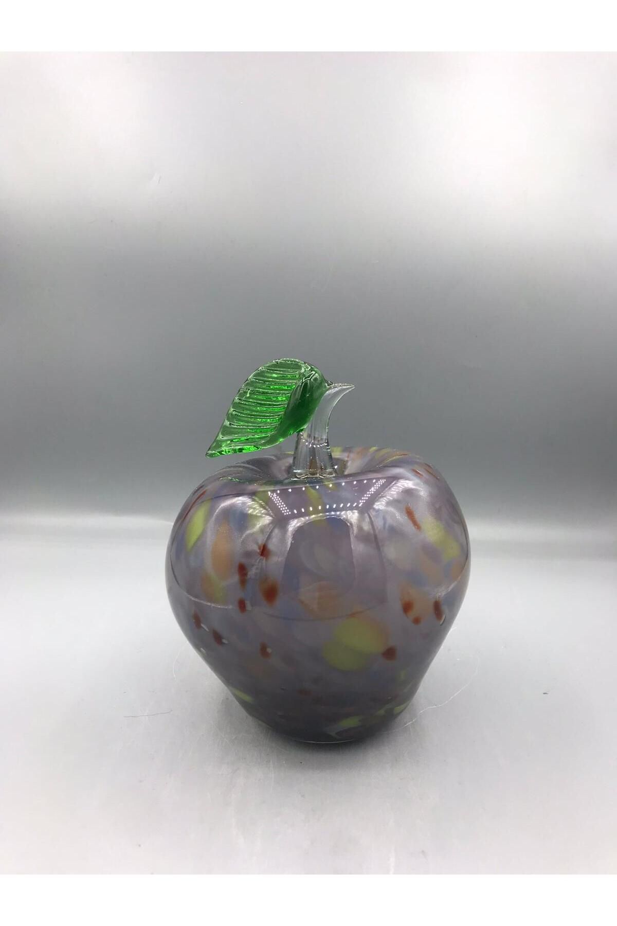 MeMy Design Murano Üfleme Cam Elma Biblo