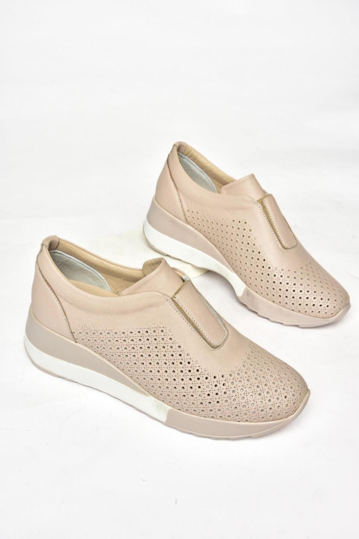 Fox Shoes-S540045503 Hellbraune Freizeitschuhe aus echtem Leder für Damen 7
