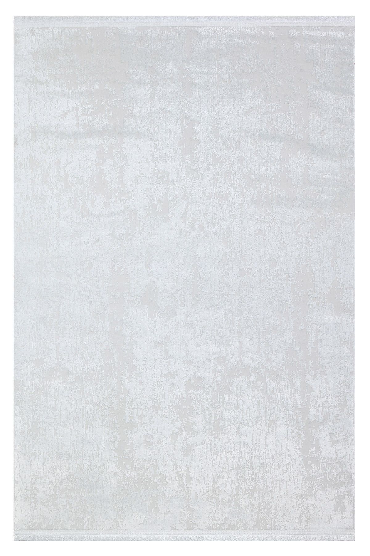 SEVENHILL Picasso 1008 Beyaz Sanatsal Desenli Salon Yatak Odası Halısı Kaymaz Tabanlı