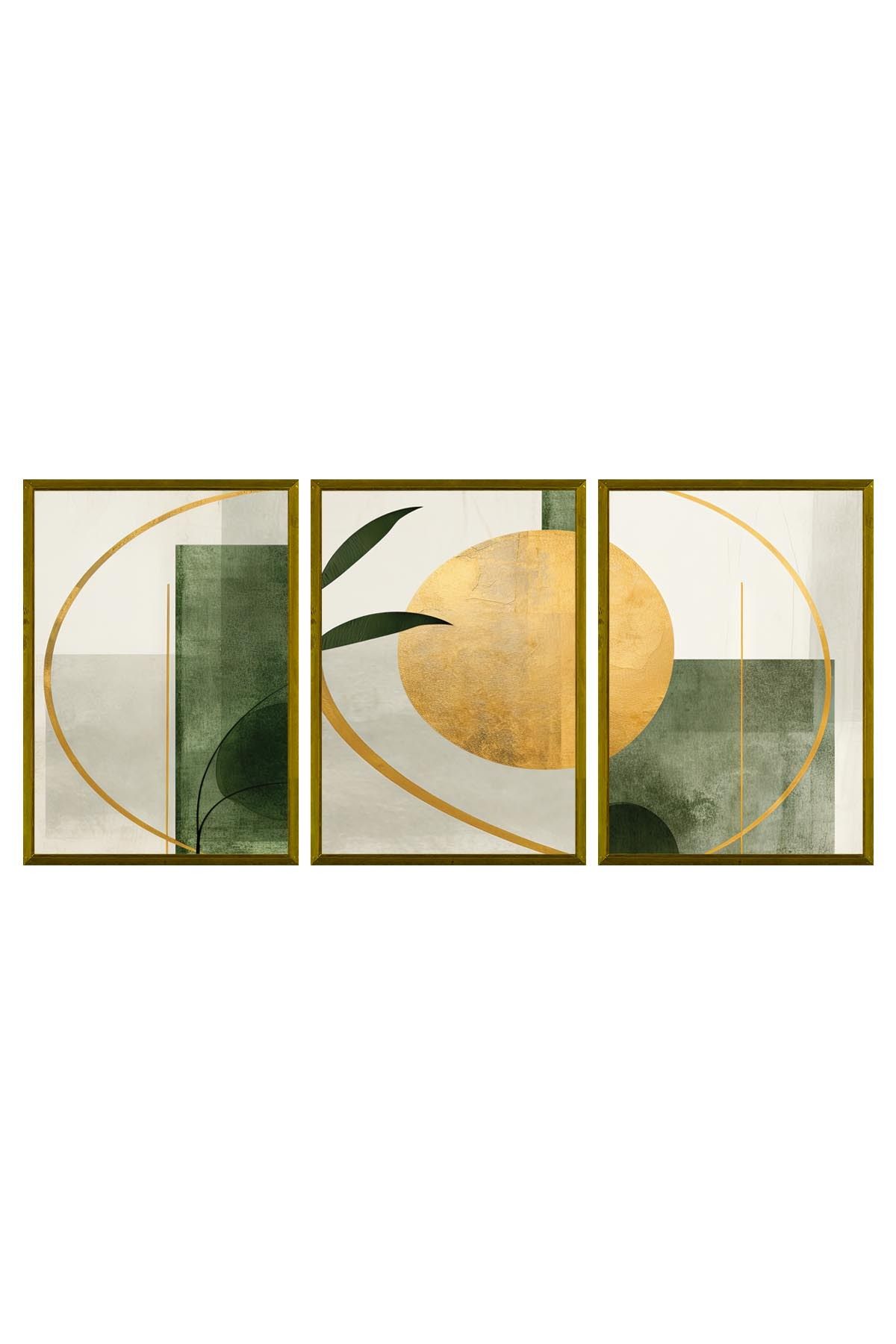 Akıllı Kağıt Statik Tutunma Özellikli Çerçeve Görünümlü Modern Tablo Poster Model 1
