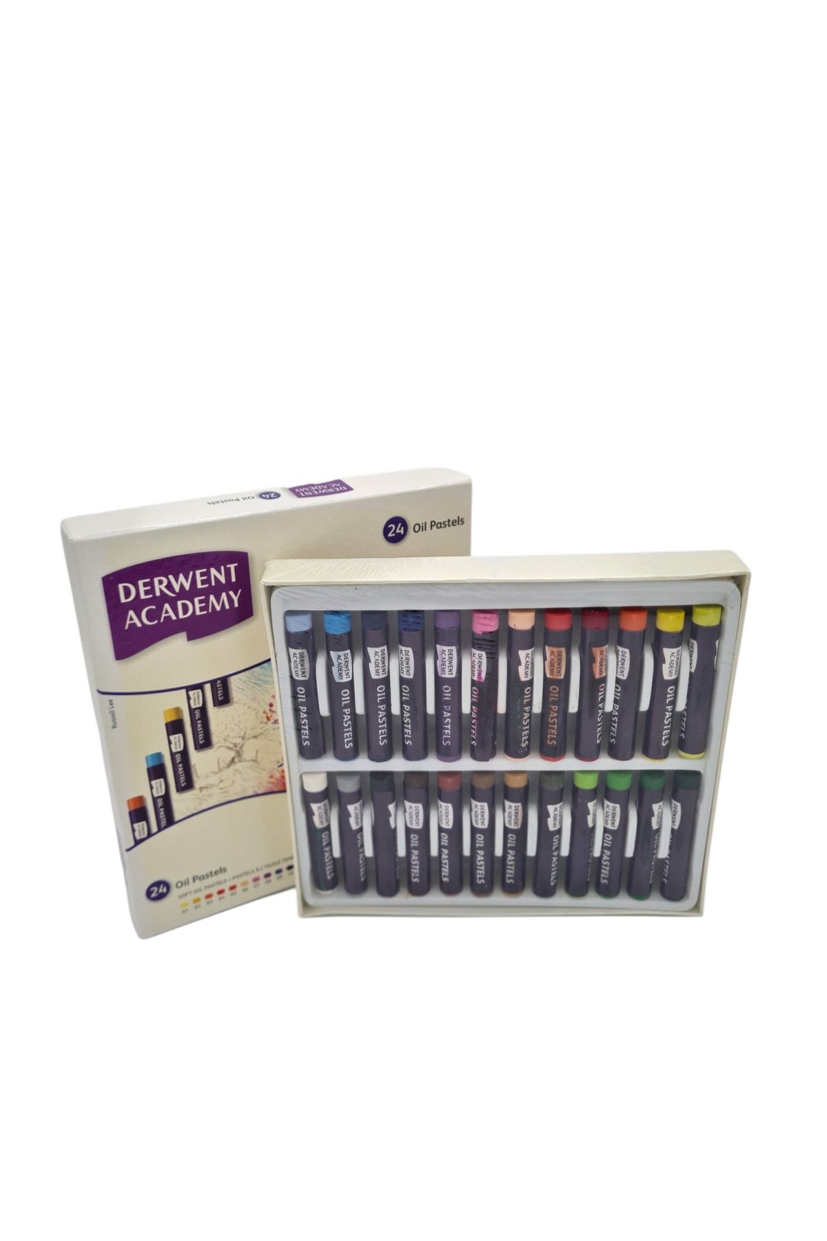 Derwent Academy 24 ' lü Oil Pastel ( Yağlı Pastel Boya Seti )