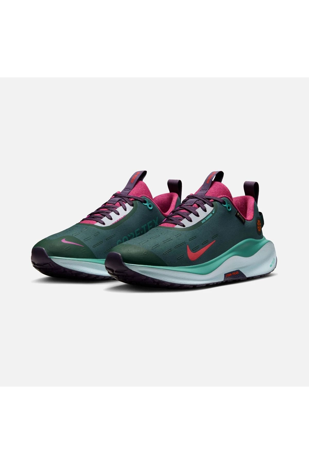 Nike Reactx Infinity Run 4 Gore-Tex Road Running Kadın su geçirmez koşu yeşil Spor Ayakkabı hq3128-300
