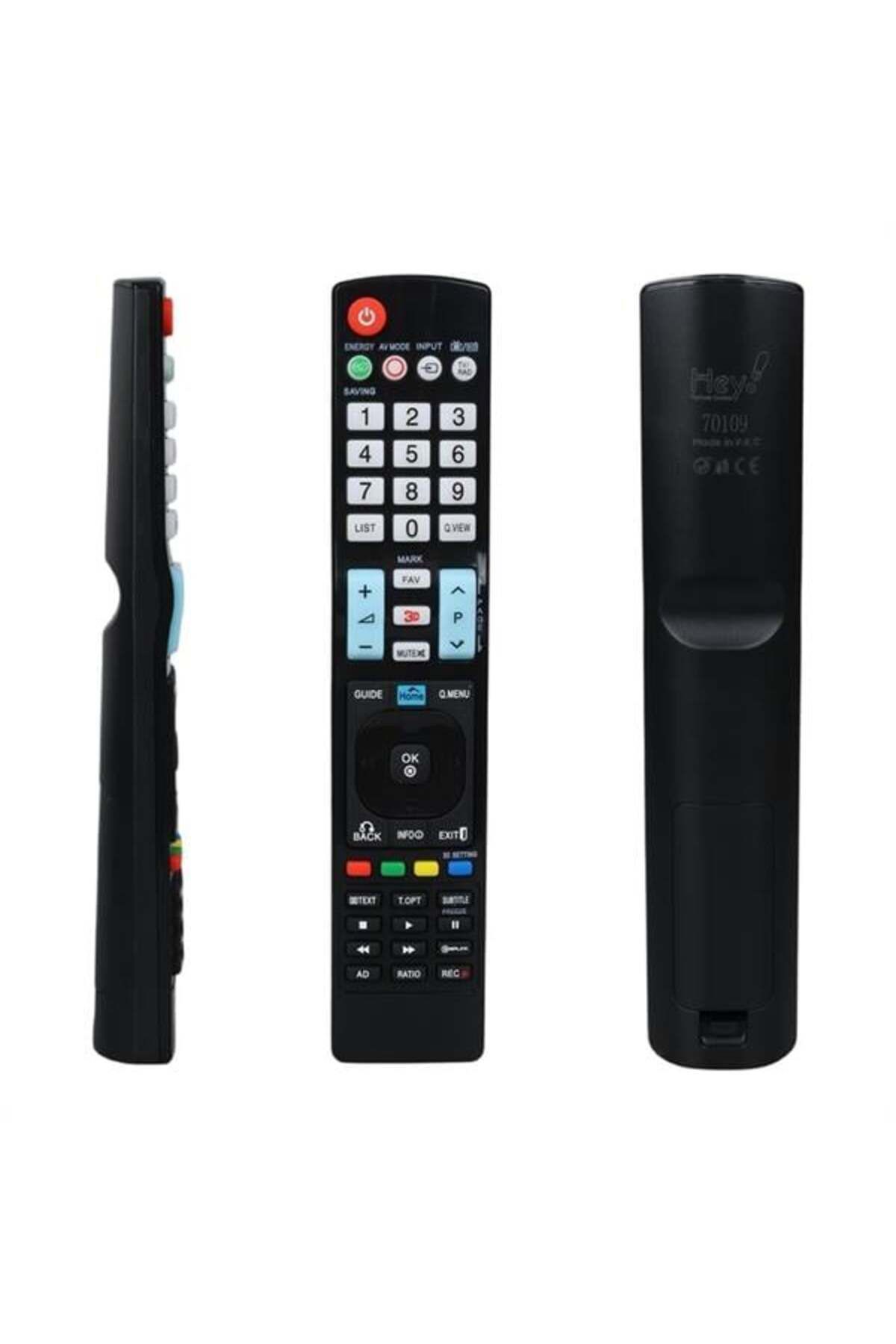 DENİZBİLİŞİM Hey Rm-L930 Küçük Kalıp Lg Guide-Home-Q.Menü Tuşlu Lcd Led Tv Kumanda
