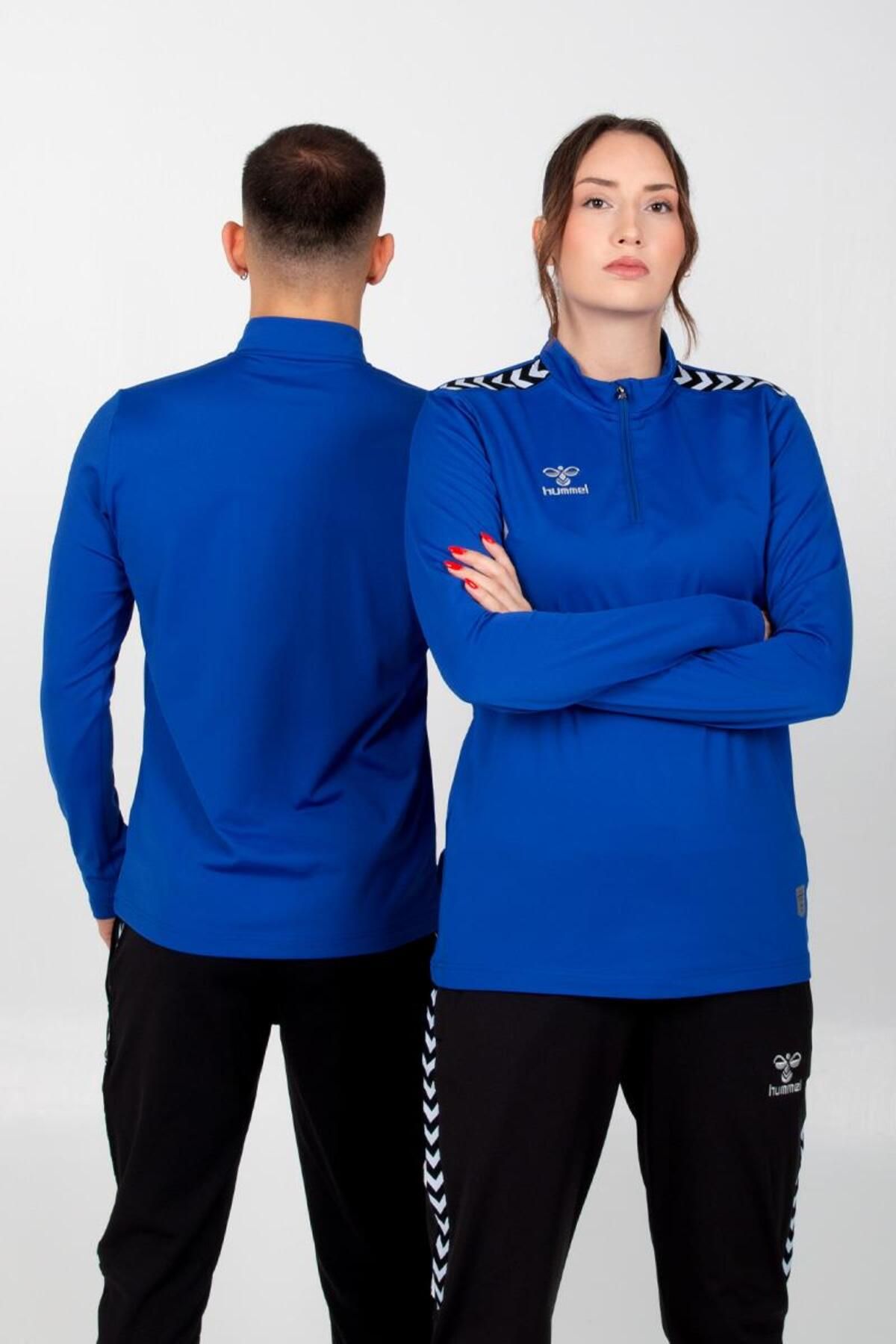ست گرمکن ورزشی مردانه و زنانه خدمات آموزش معتبر آبی اورجینال hummel