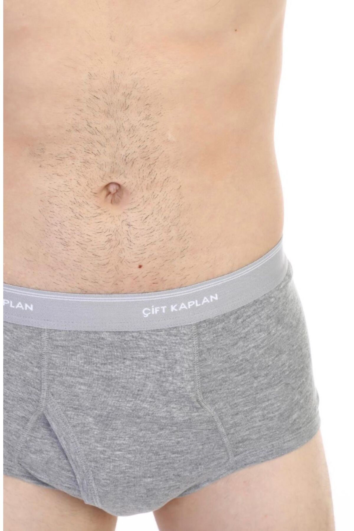 Çift Kaplan-Ανδρικό Ribana Κλασικό Slip 860 Γκρι 3