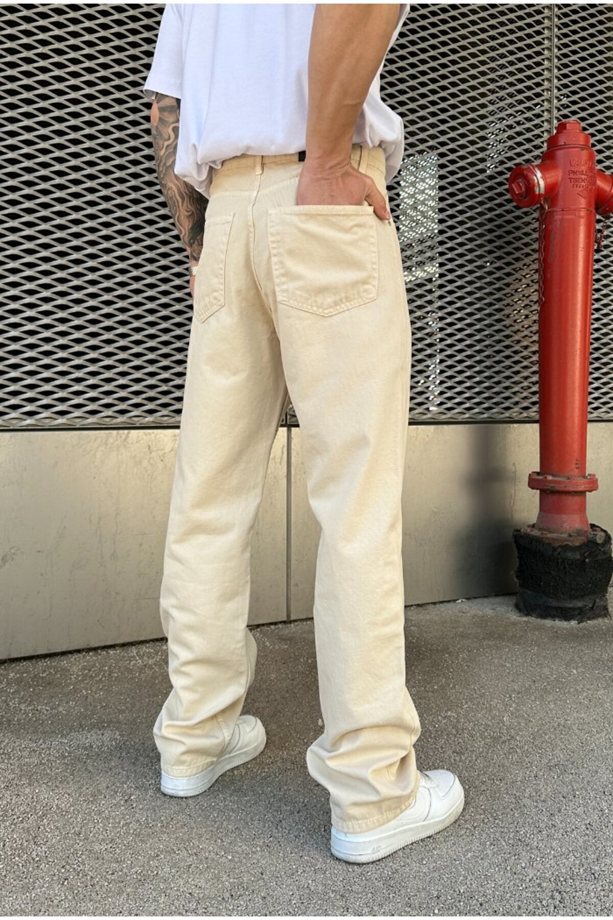 serline-Basic Baggy Pants 7