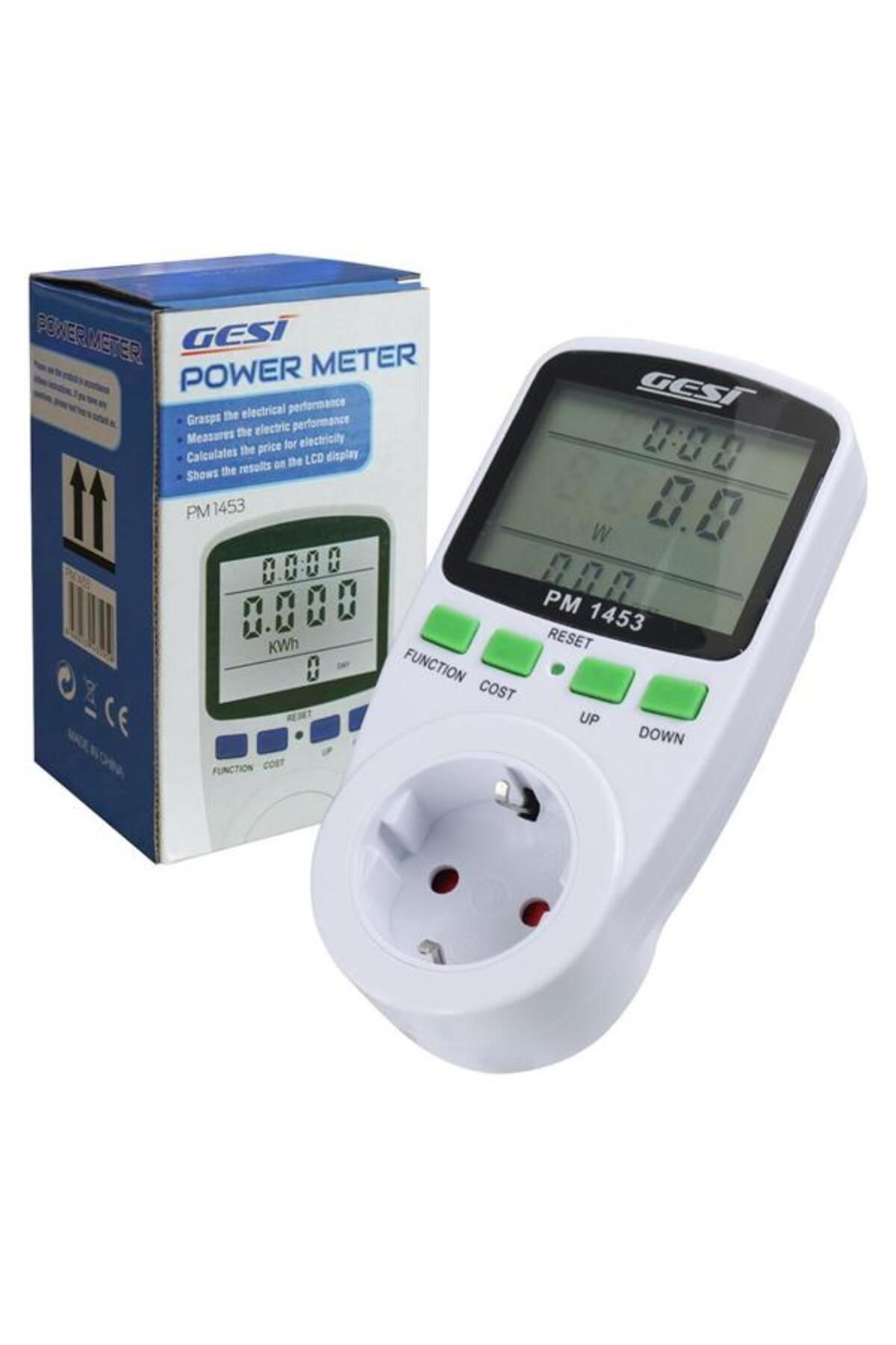 robotrend Gesi Pm-1453 Dijital Wattmetre Enerji Sarfiyat Ölçer Tüketim Ölçer 220 Volt 16 Amper 3680 Watt Priz
