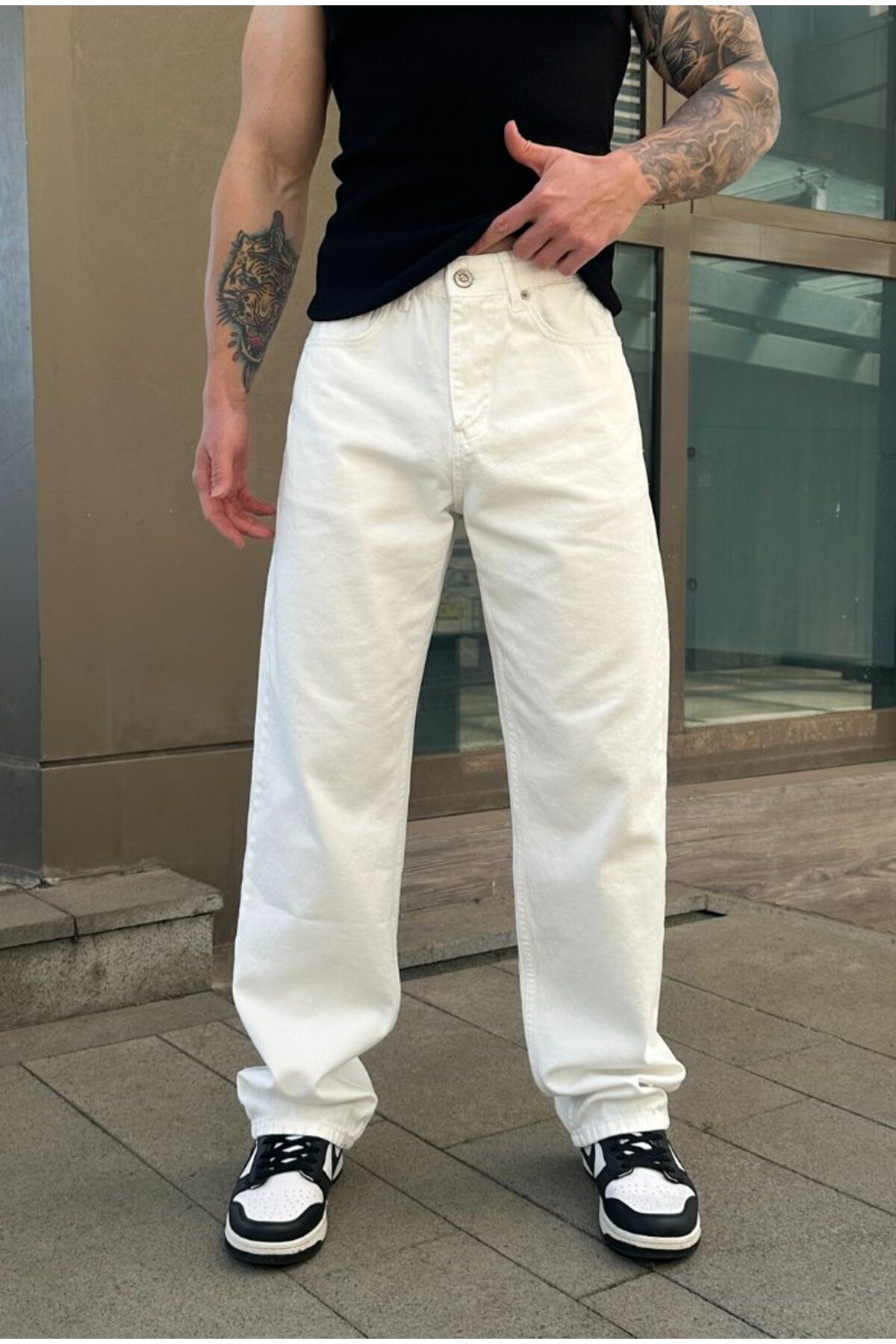 serline Basic Baggy Pantolon