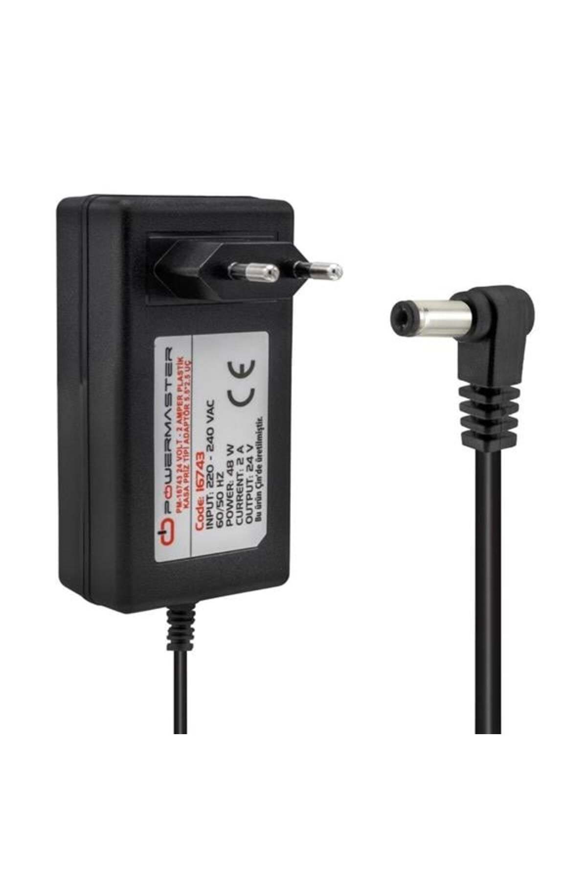 robotrend Pm-16743 24 Volt - 2 Amper Plastik Kasa 5.5*2.5 Uç Priz Tip Adaptör