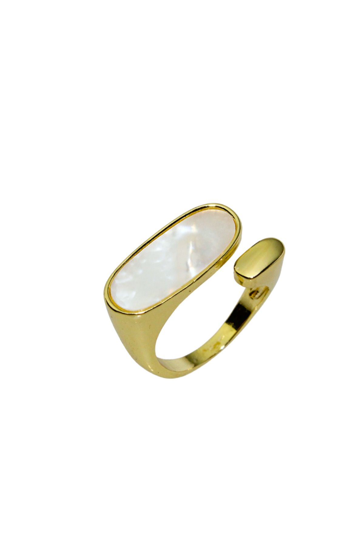 Aura Duo Gold Kararmaz Çelik Yüzük