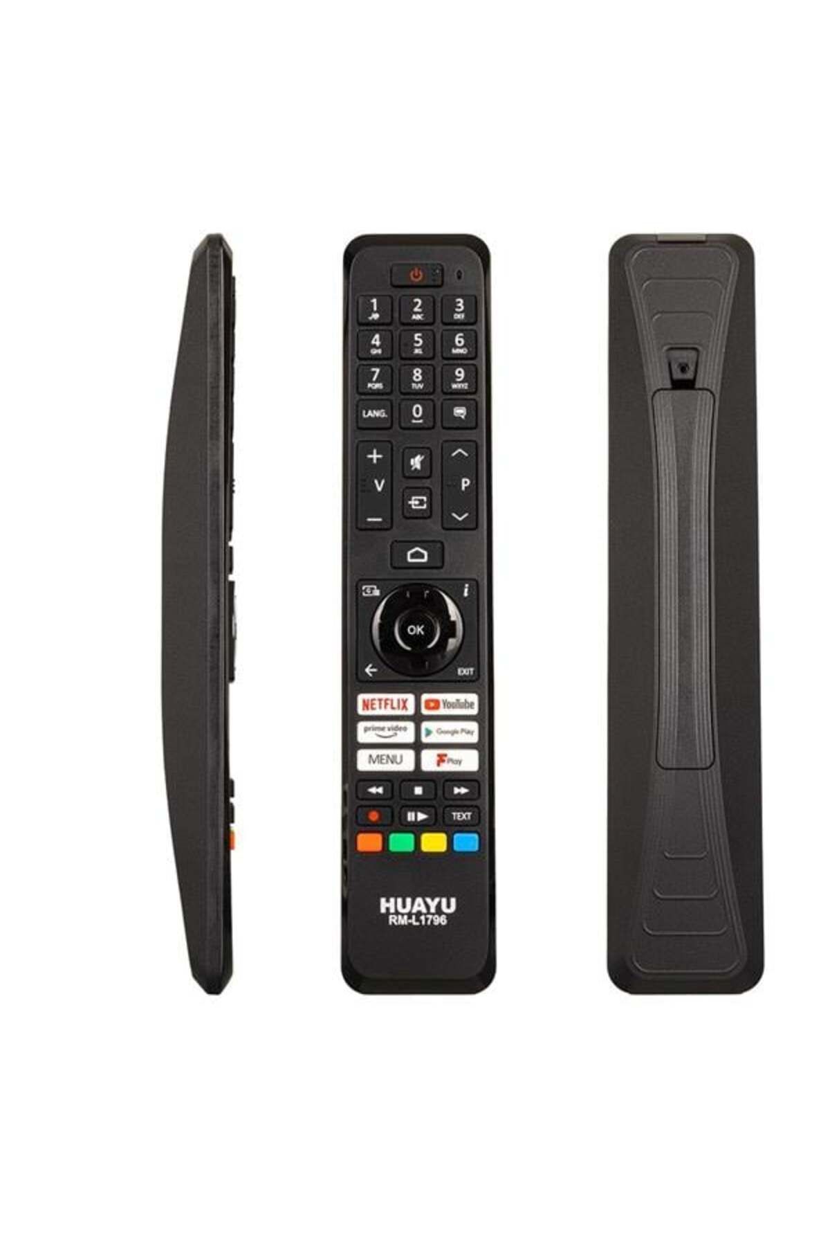 DENİZBİLİŞİM Huayu Rm-L1796 Netflix-Youtube-Prime Video-Google Play- Menu-Tv3 Play Tuşlu Vestel Universal Lcd Le