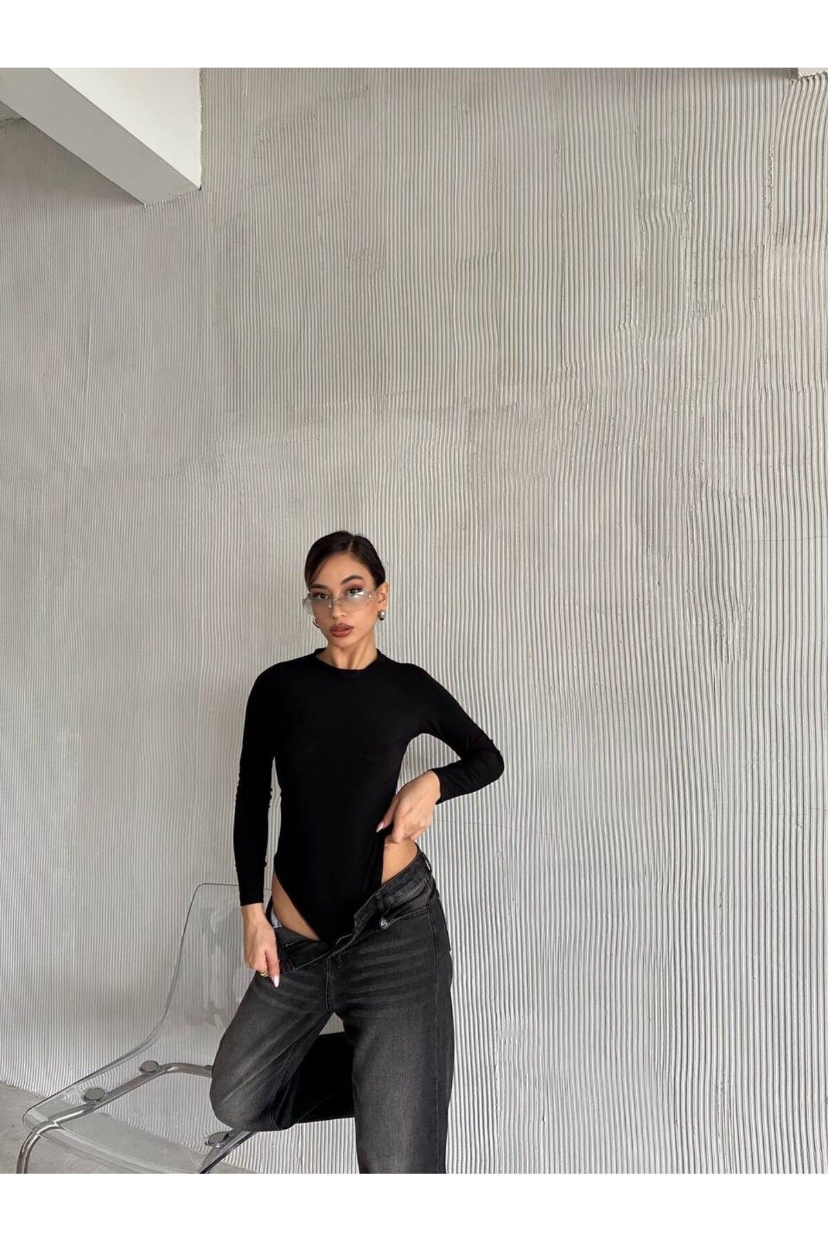 Elinmoda ÇITÇITLI UZUN KOLLU ZIBIN