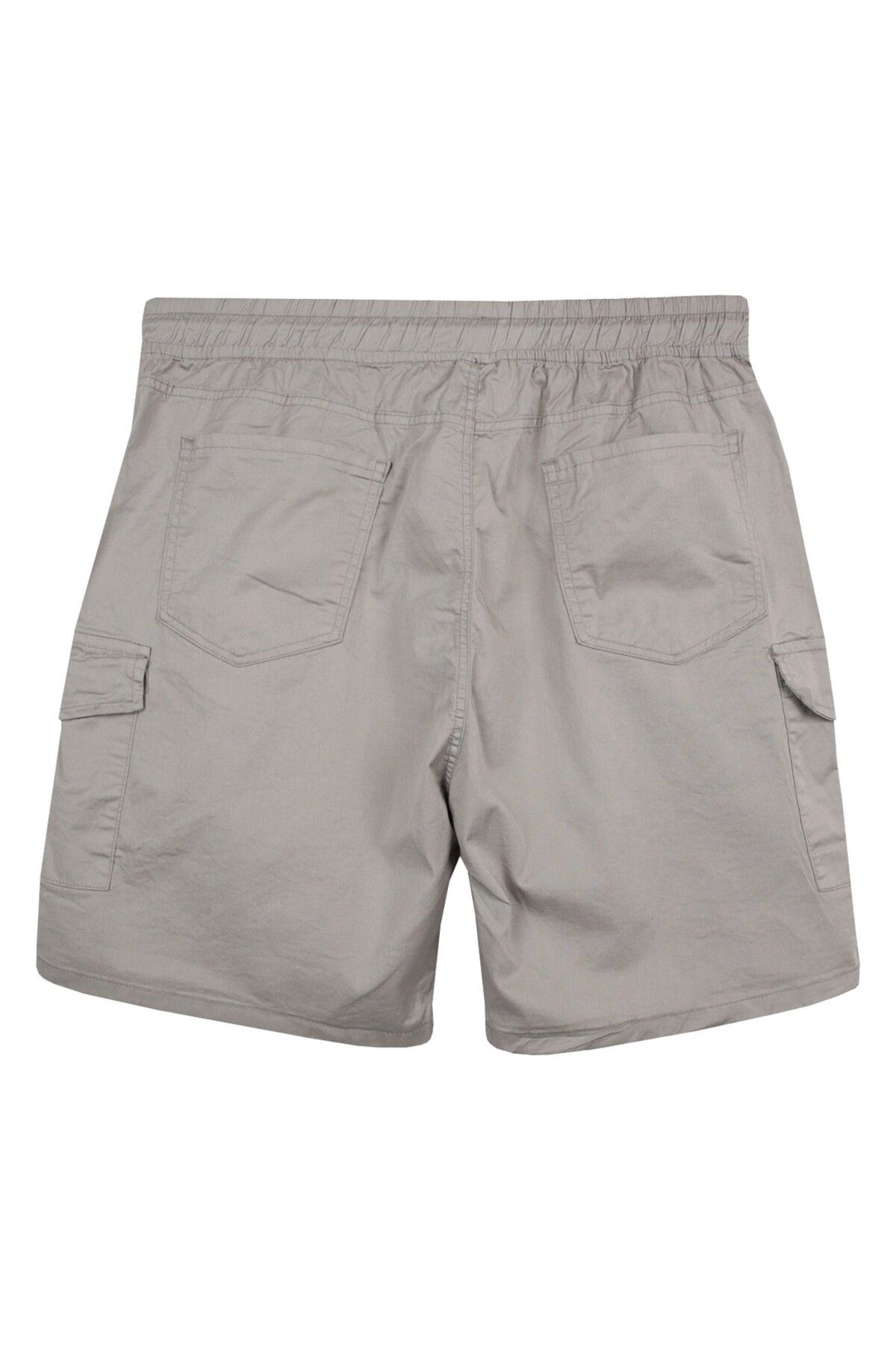 tambattal-Cargo Pocket Plus Size Gabardine Shorts (Comfortable Fit) 2