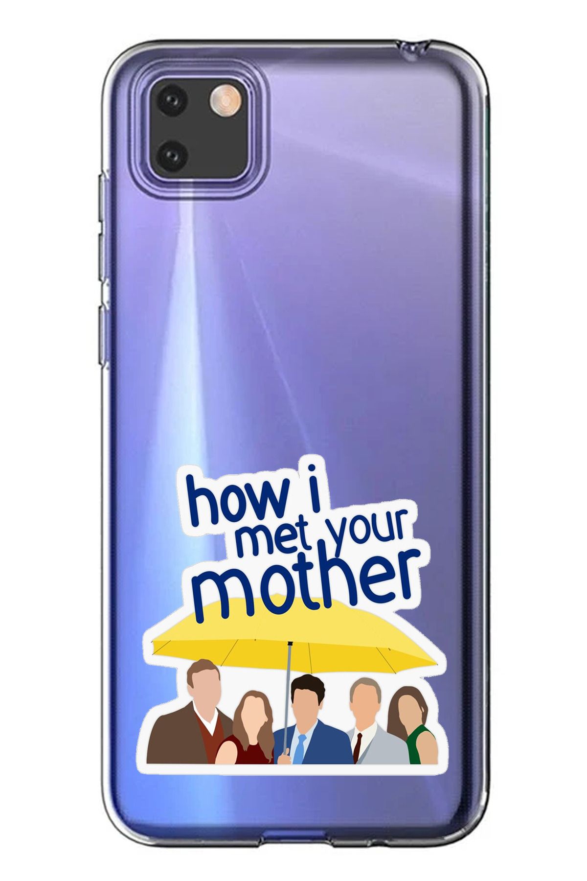 TechTree Huawei Y5P Uyumlu How i met your mother Minimalist Tasarımlı Şeffaf Silikon Kılıf