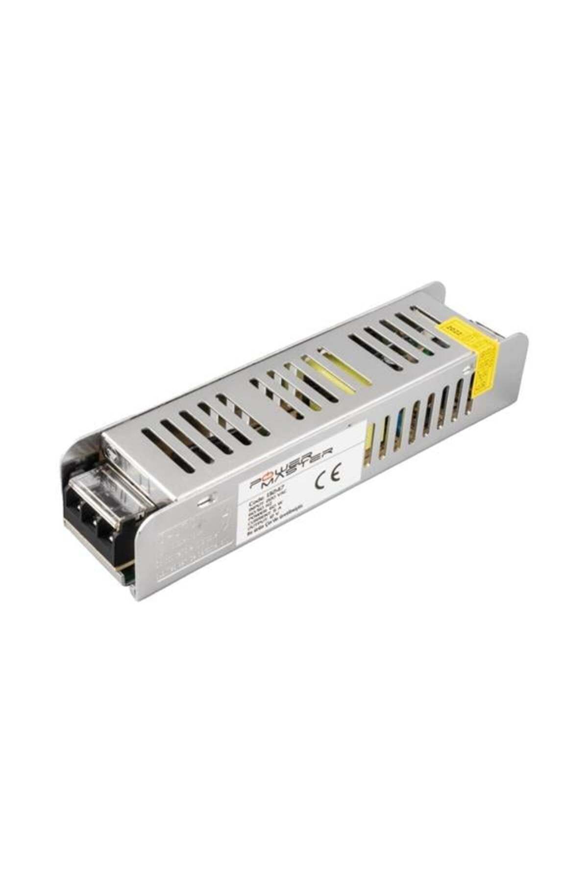 DENİZBİLİŞİM Pm-13247 12 Volt - 5 Amper Slım Kasa Metal Adaptör (158*40*30)