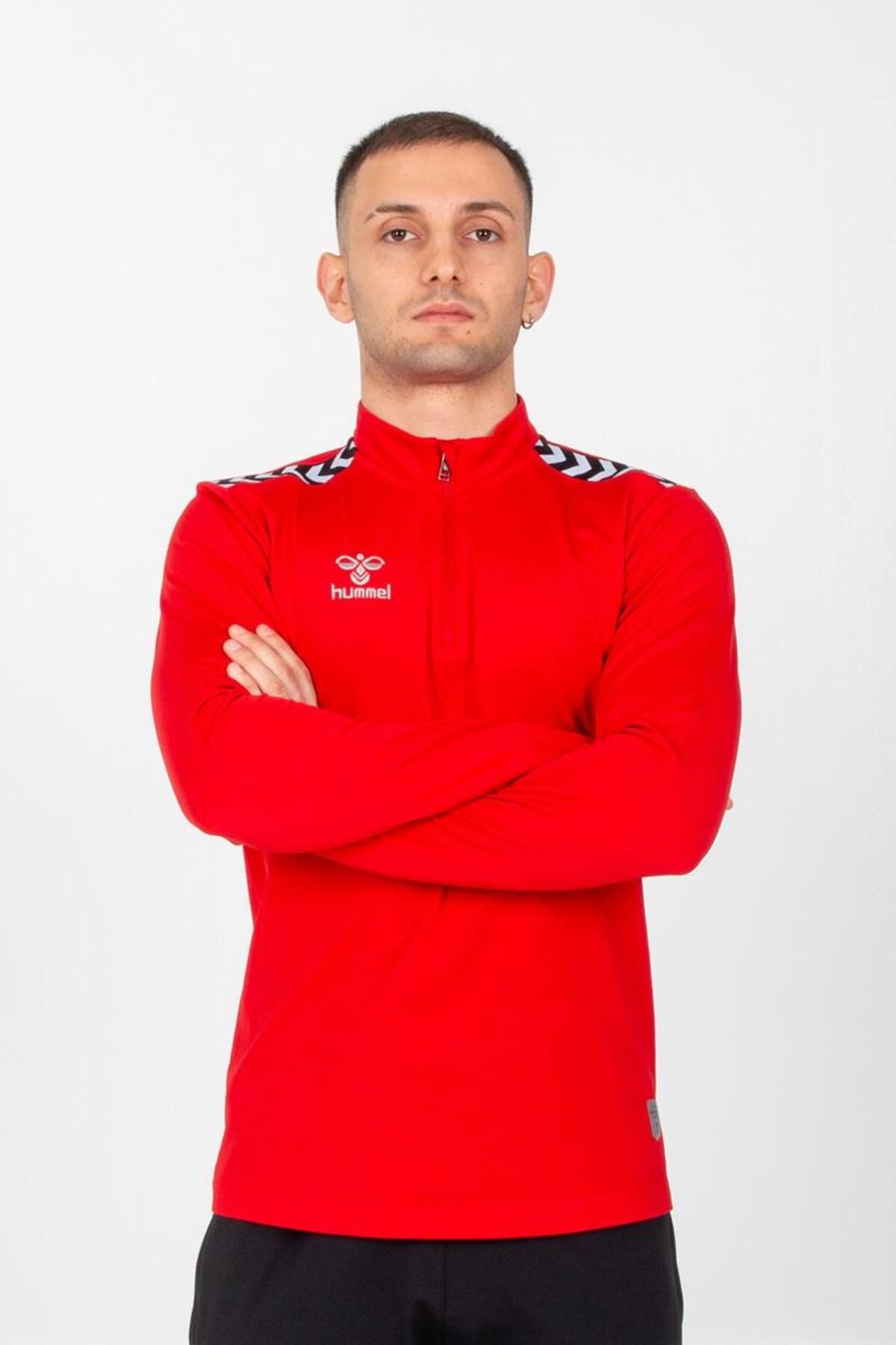 hummel Otantik Antrenman Eşofman Üstü Kırmızı