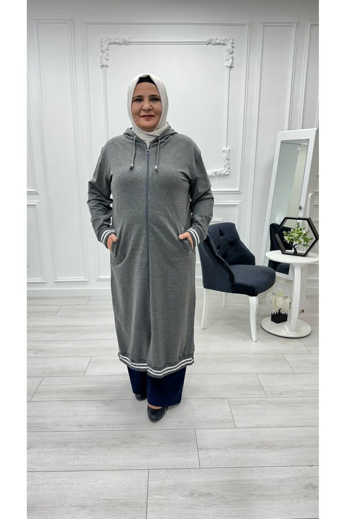 Sevda Kılınç 1 Alana 1 Bedava 💜 Büyük Beden Uzun Ribanalı Giy Çık