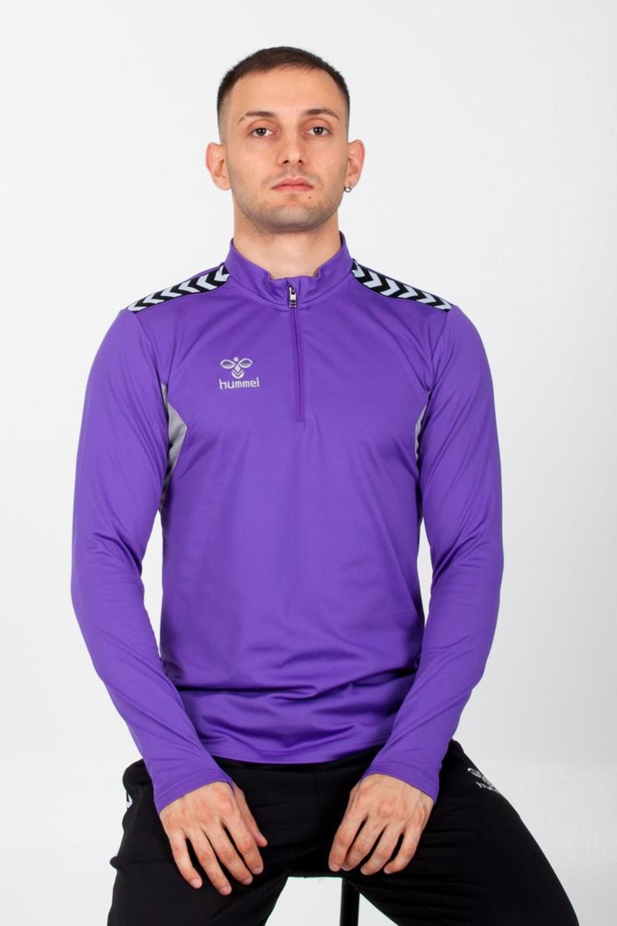 hummel Otantik Antrenman Eşofman Üstü Mor