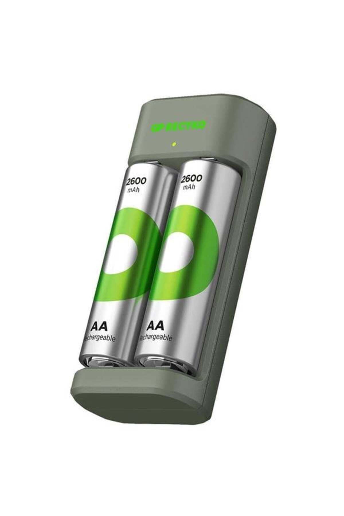 robotrend Gp Recyko E221 2*2600 Mah R6 Aa Pilli Şarj Cihazı (Gp-E221/270Ahcer21-2Gtlb2)