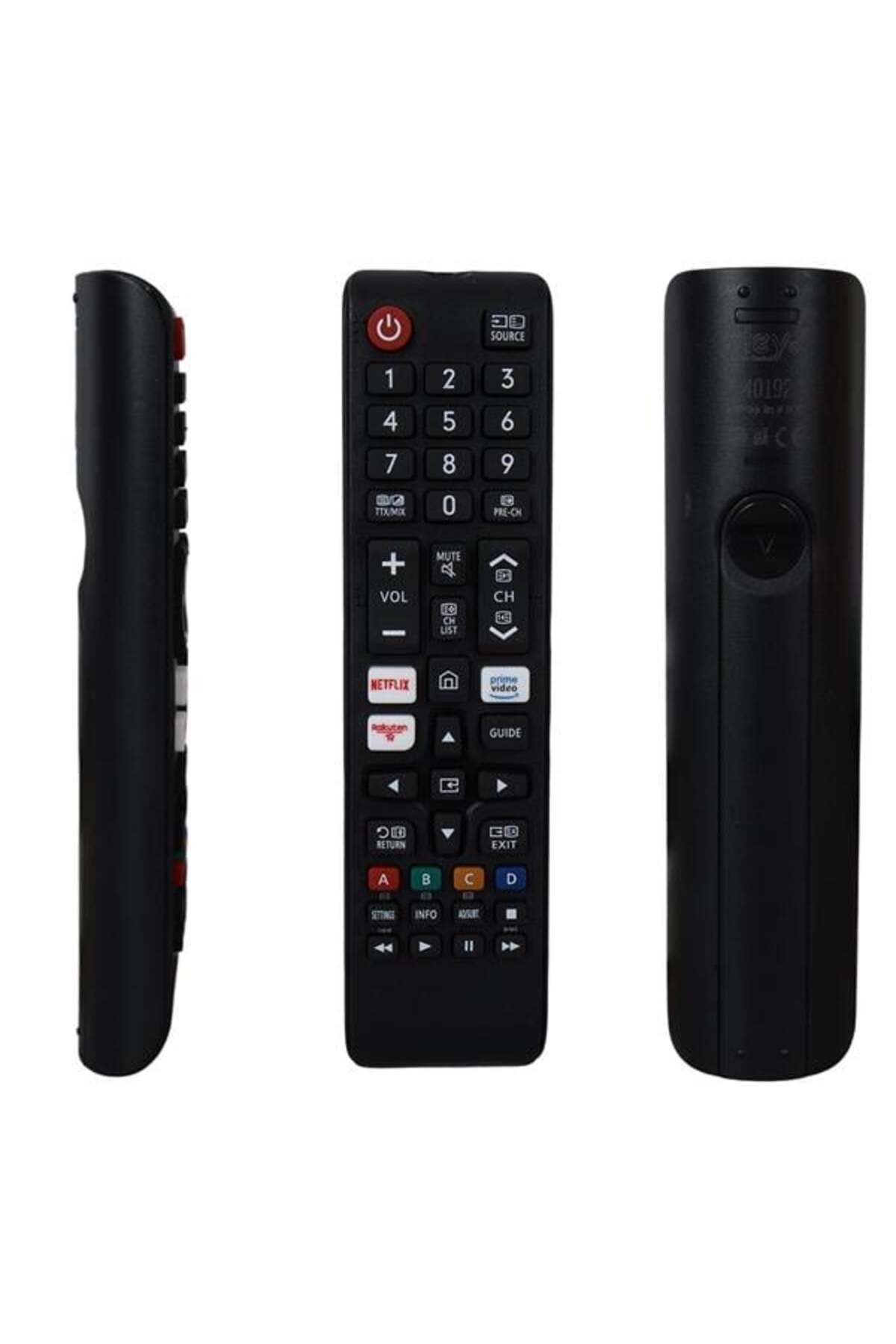 DENİZBİLİŞİM Samsung Netflix - Prime Video - Rakuten Tuşlu Lcd Led Tv Kumandası (Bn59-01315B)