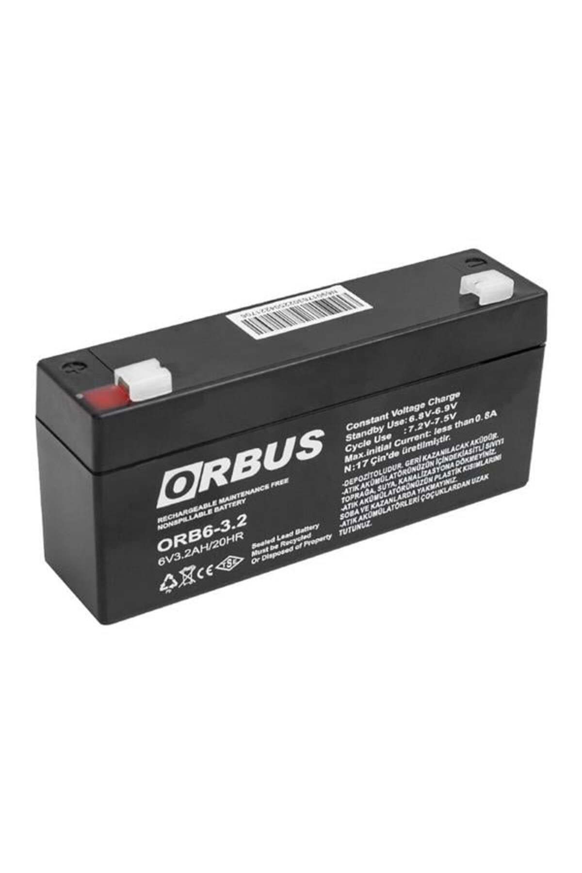 robotrend 6 Volt 3.2 Amper Akü Orb6-3.2 (125X33X60 Mm)