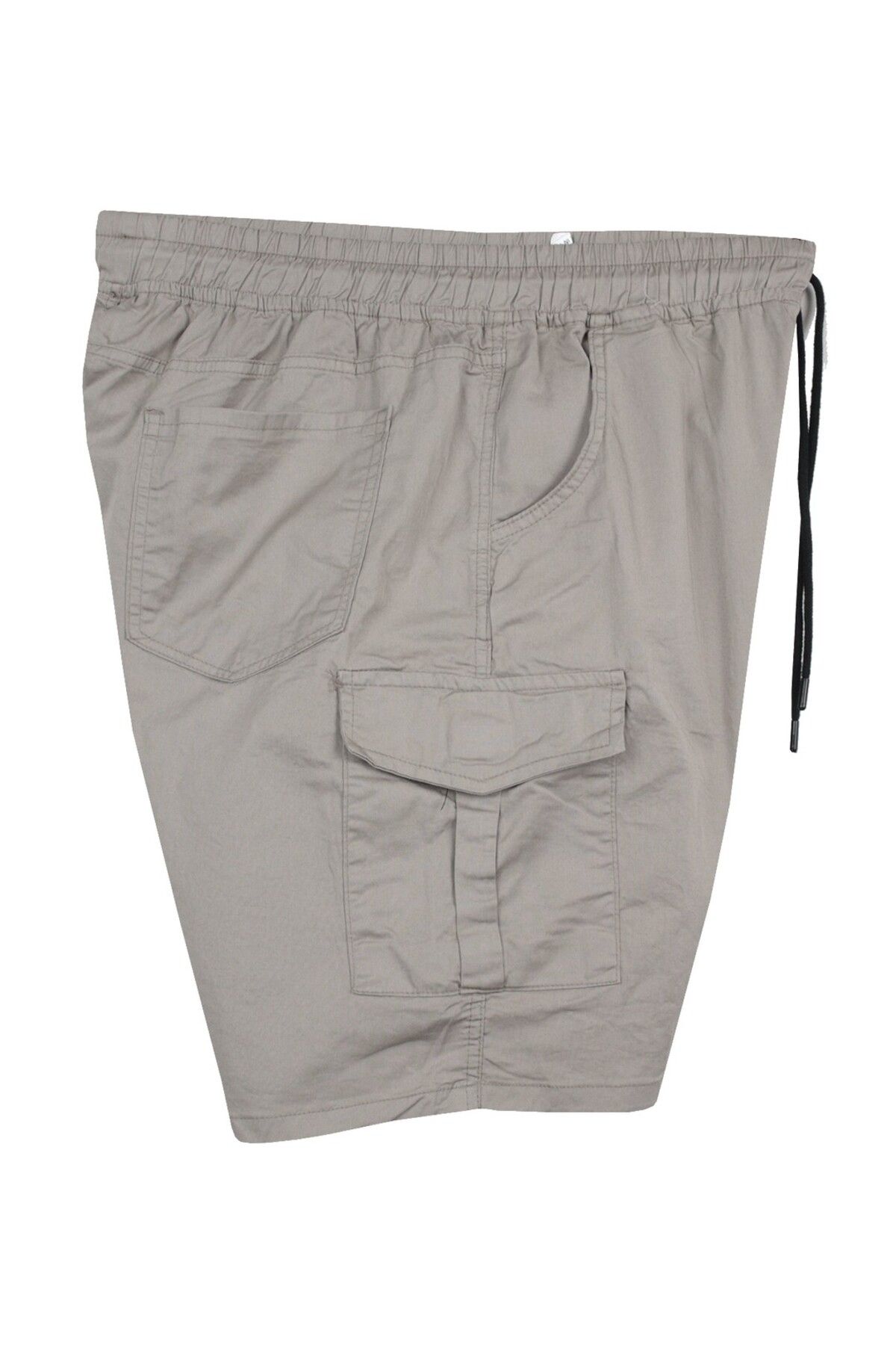 tambattal-Cargo Pocket Plus Size Gabardine Shorts (Comfortable Fit) 3
