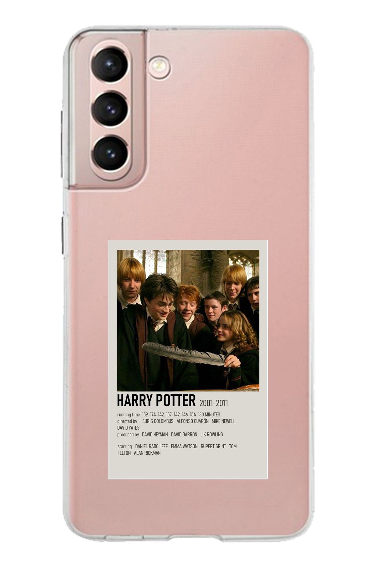 TechTree Samsung Galaxy S21 Uyumlu Haryy Potter Tasarımlı Şeffaf Silikon Kılıf