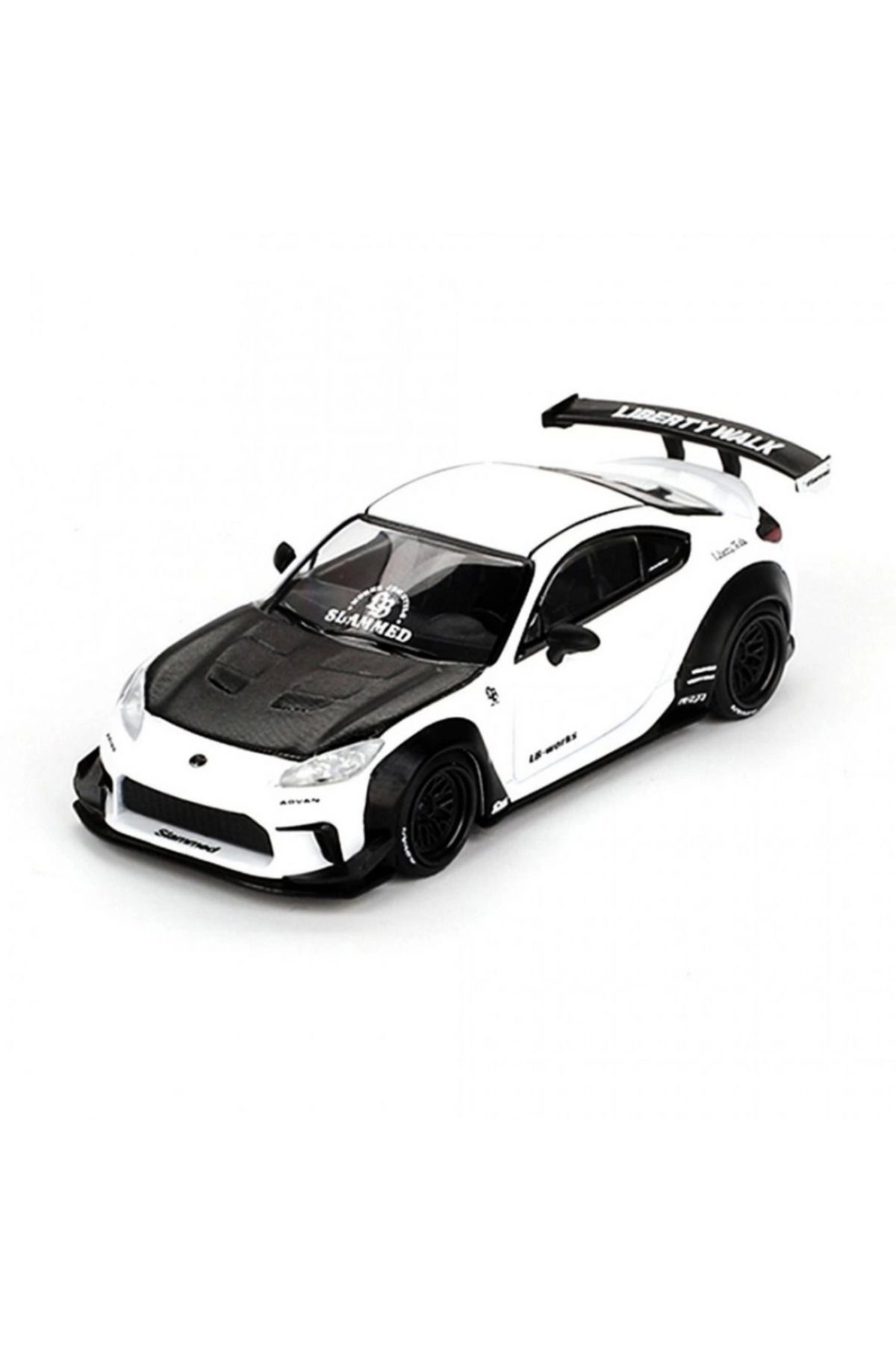 NessiWorld Mini GT 1/64 Toyota GR86 LB Nation White MGT00769