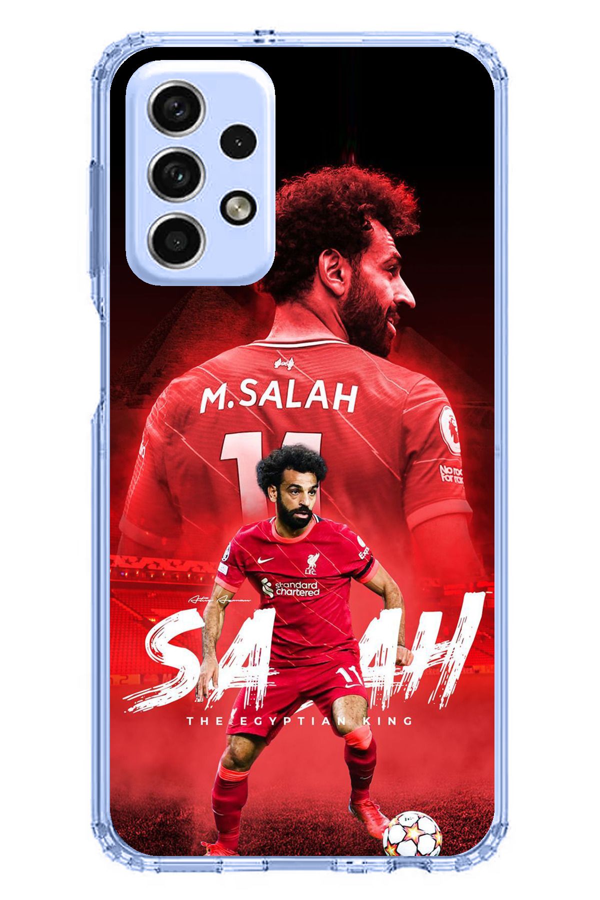 TechTree Samsung Galaxy A33 Uyumlu Muhammed Salah Şeffaf Silikon Kılıf