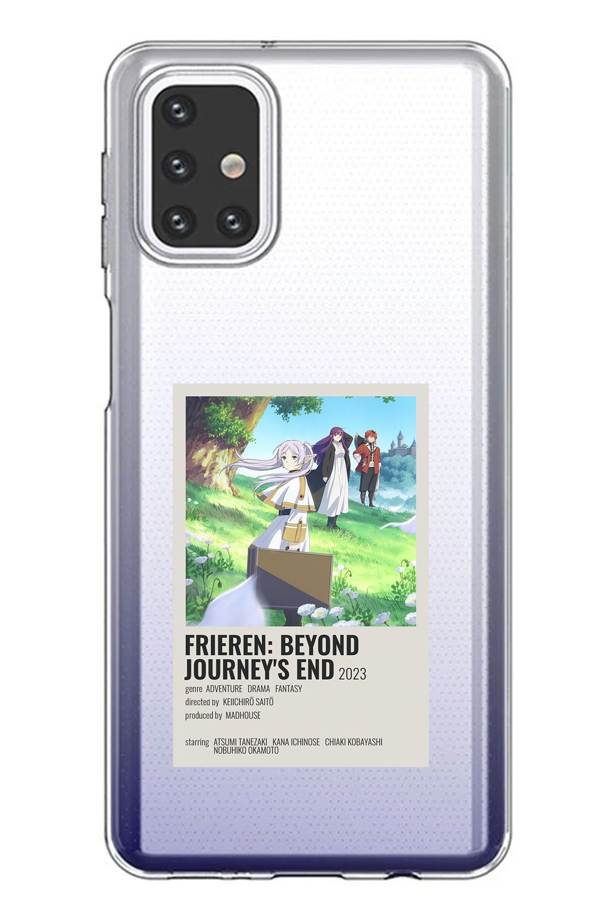 TechTree Samsung Galaxy M31S Uyumlu Frieren: Beyond Journey's End Tasarımlı Şeffaf Silikon Kılıf