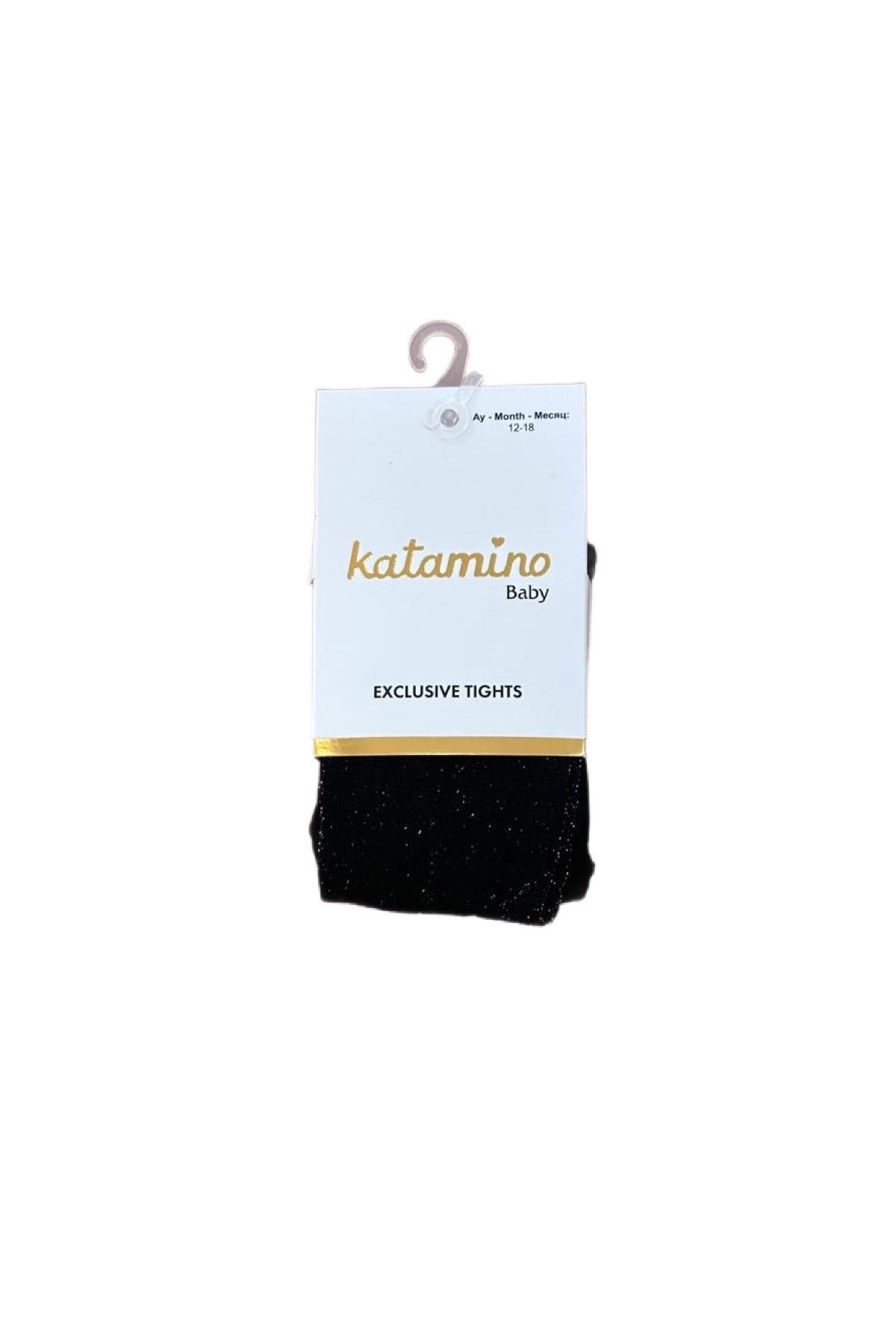 جوراب مشکی دخترانه و بچگانه شلواری مولتی براق دختر بچه Katamino