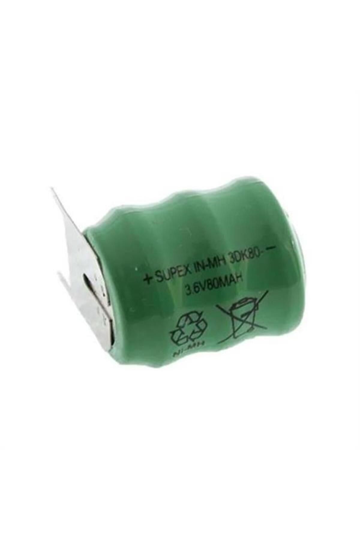 YİĞİTAUTOCLASS Supex 3.6 Volt 80 Mah Hafıza Bios Pili 3DK80