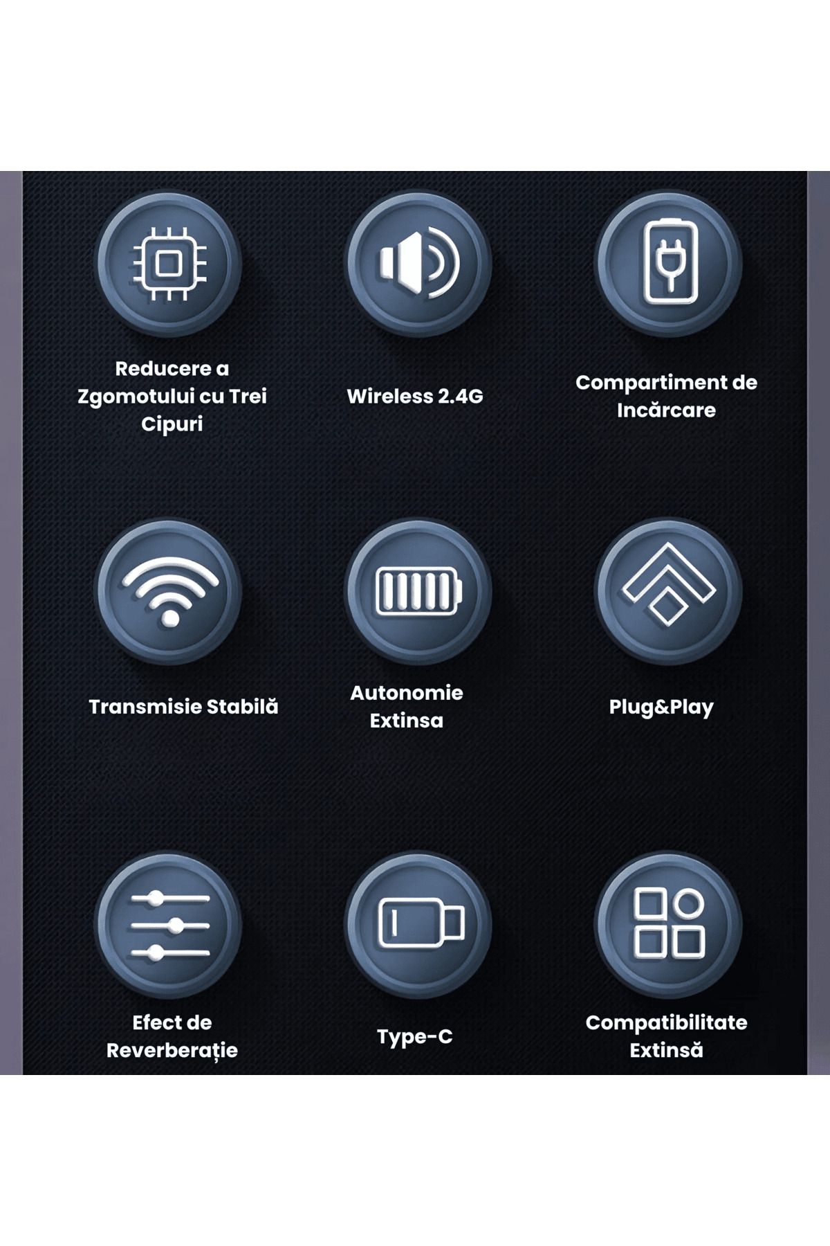 sehasepeti-Set de 2 microfoane lavalieră wireless Hasepe USB-C, pentru Android, iPhone, PC, tabletă 6