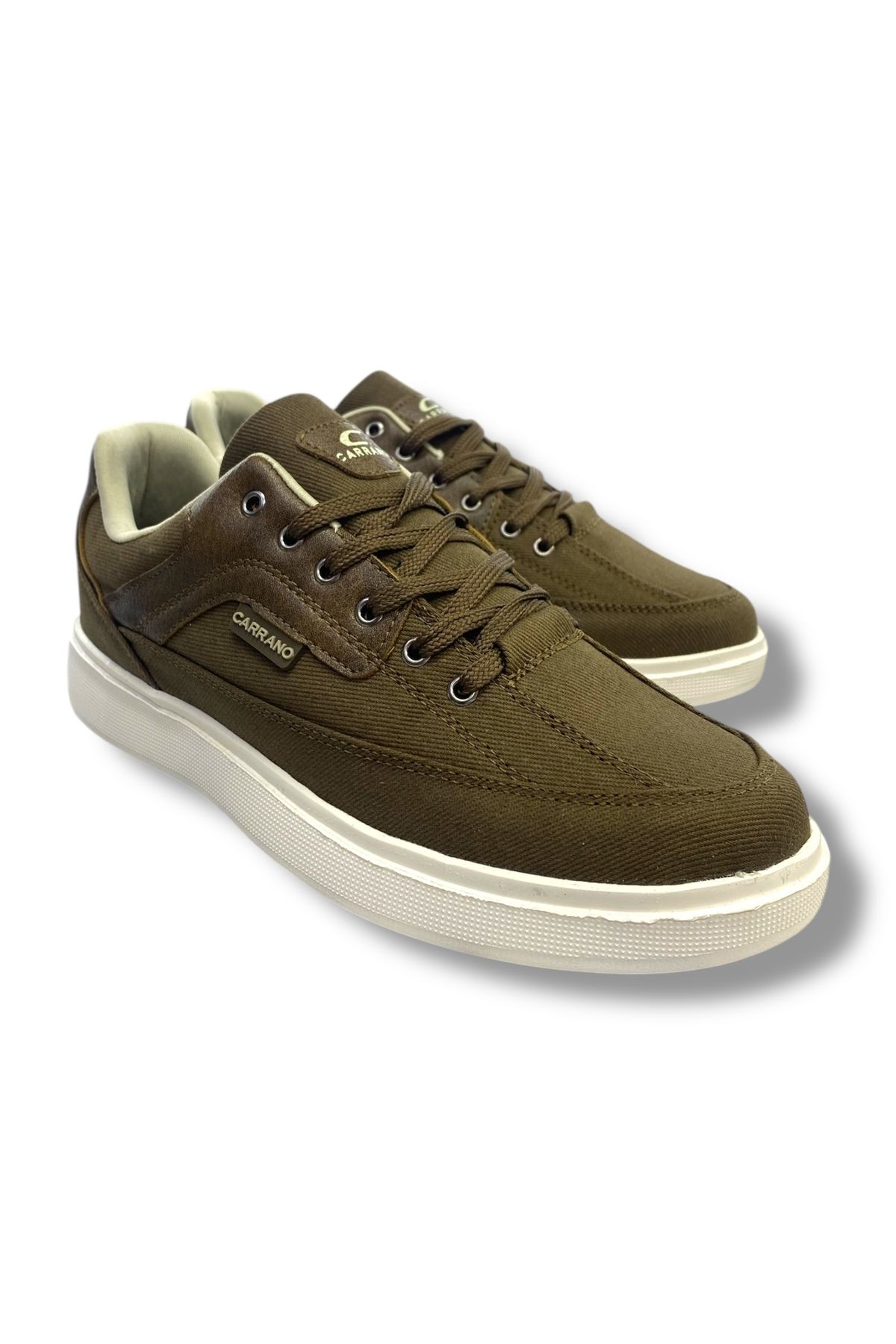 Carrano Keten Günlük Kullanım Erkek Ekru Sneaker Ayakkabı