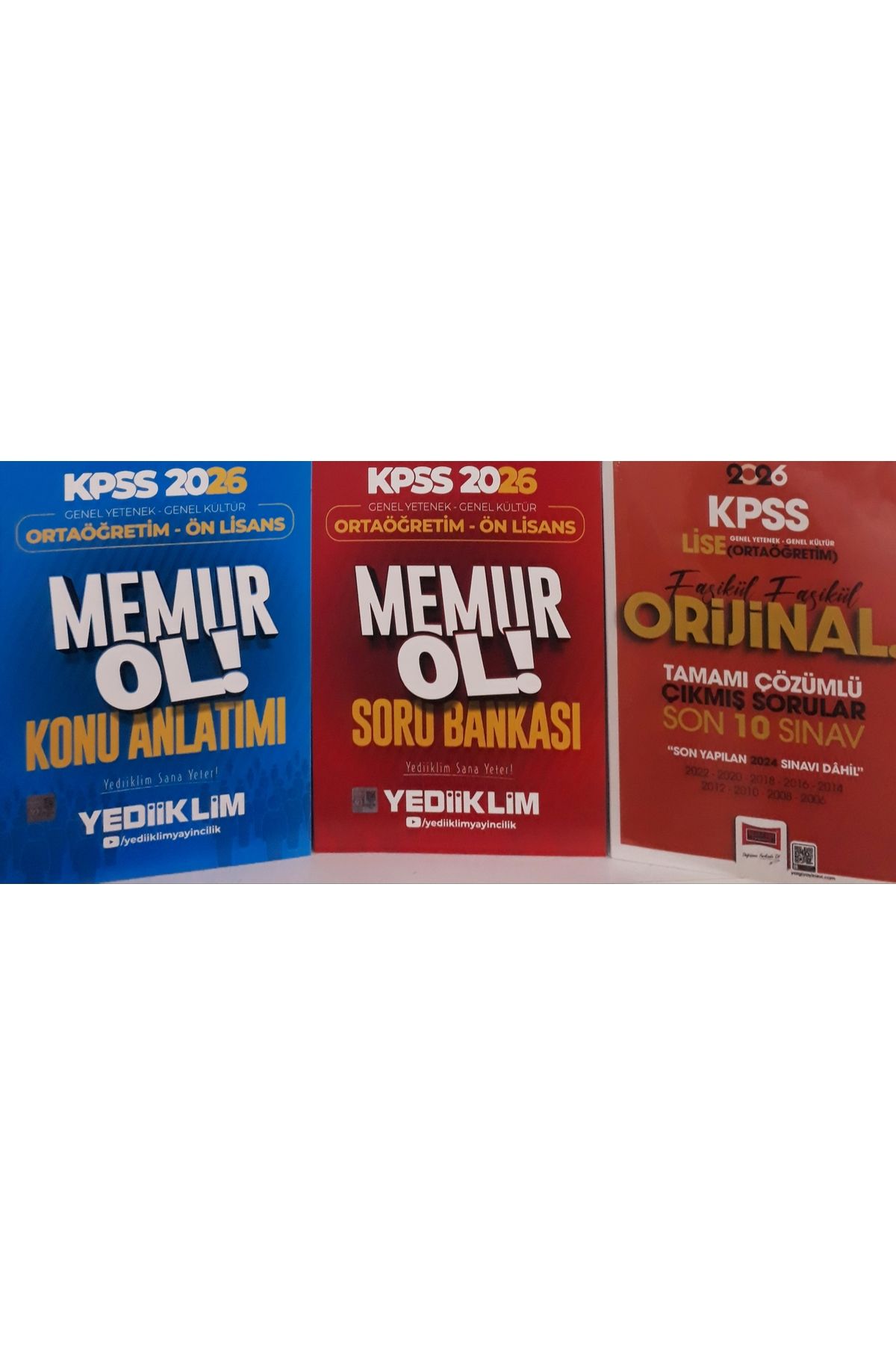 Yargı Yayınları 2026 orta öğretim ön lisans yediiklim memur ol konu+ soru+ yargı - lise 10 sınav fasikül çıkmış soru