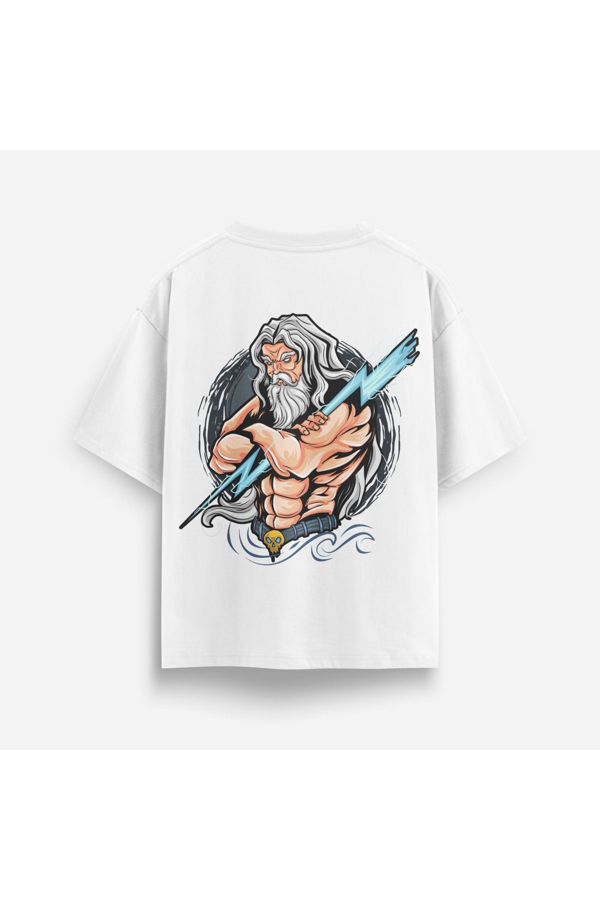 Street301 Unisex Zeus Baskılı Oversize T-Shirt