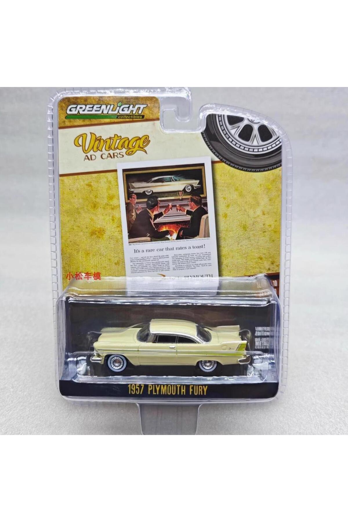 プリングルズ　ミニカー Greenlight 1957 Plymouth Fury Model Araba - Fiyatı, Yorumları