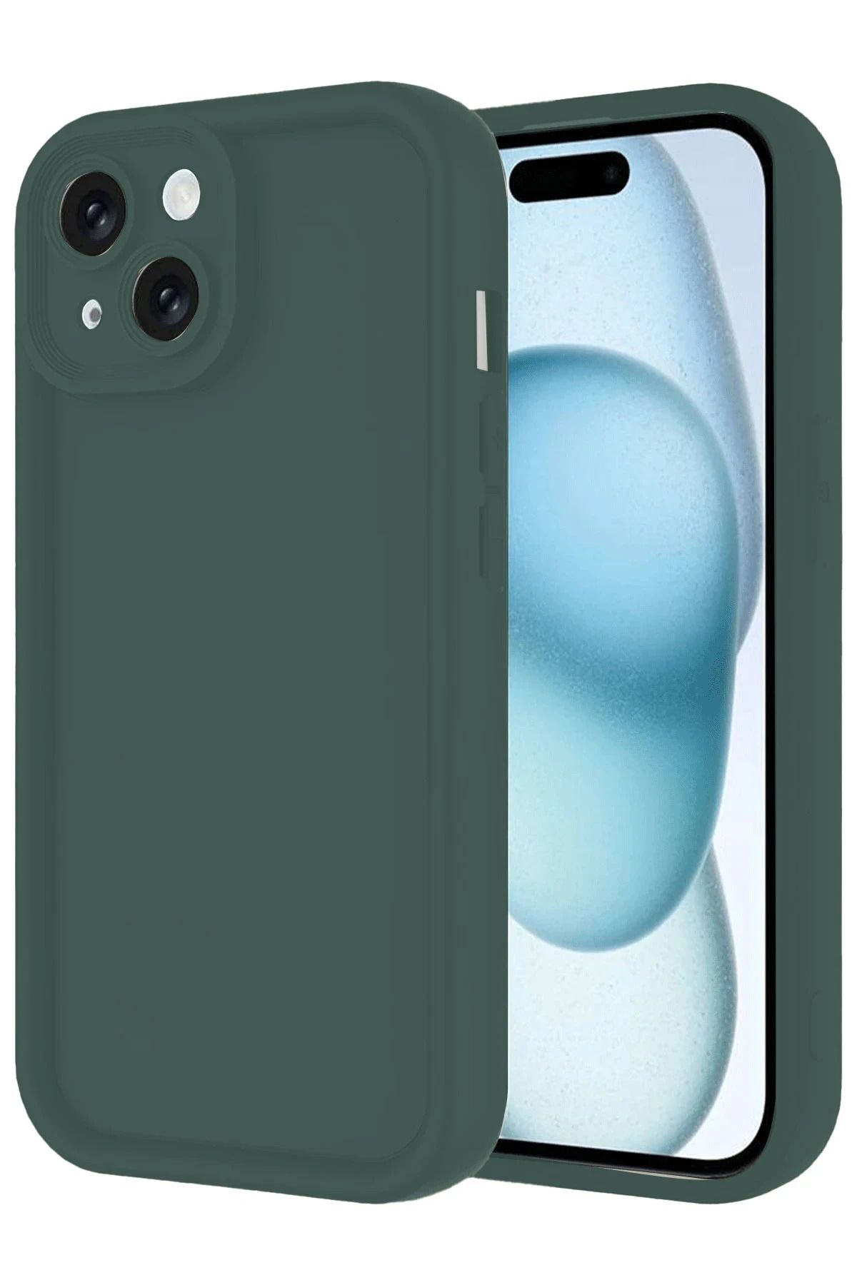 NewFace iPhone 14 Kılıf Viera Silikon - Koyu Yeşil BSTMY