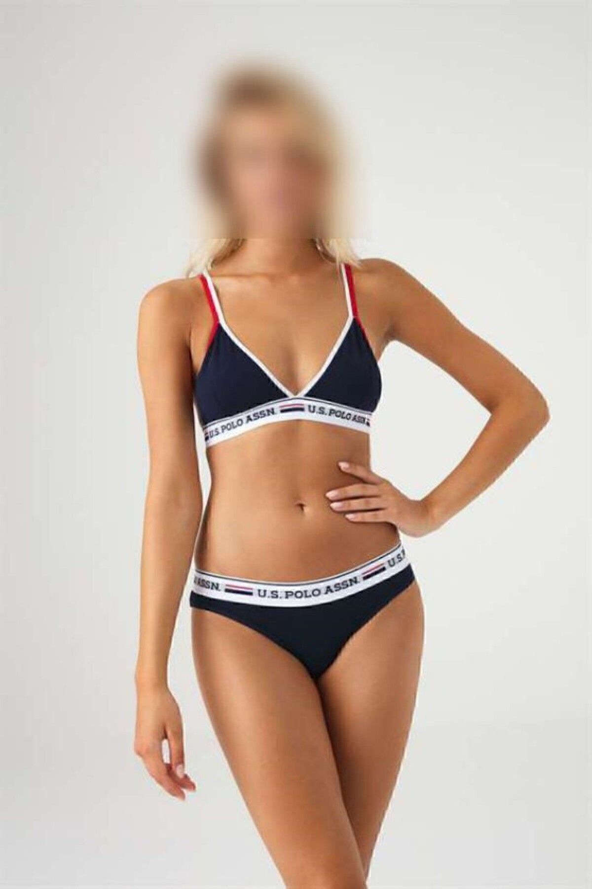 U.S. Polo Assn. U.S. Polo Assn. Kadın Lacivert Slip&Büstiyer Takım - Lacivert - TLAYE66A25Q4-GL
