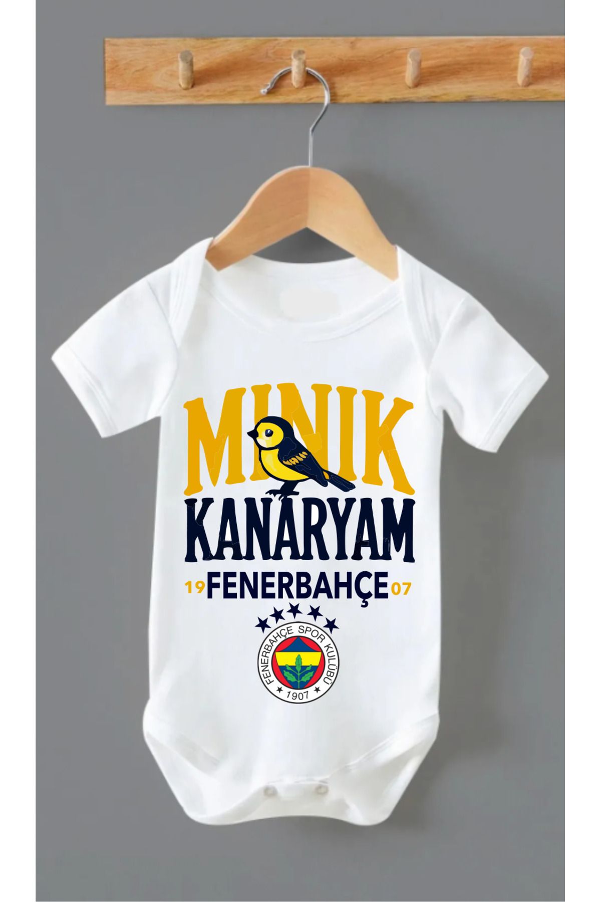 Outdoor One %100 Organik PAMUK MİNİK K BASKILI BEBEK BODY