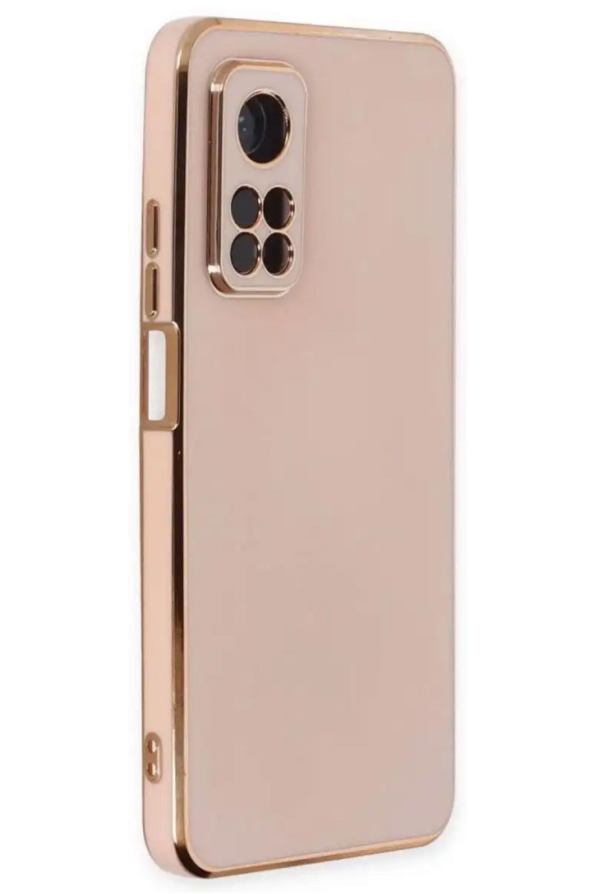 CEPSTOK Xiaomi Mi 10T/Mi 10T Pro Kılıf Kenar Detaylı Yumuşak Parlak Silikon