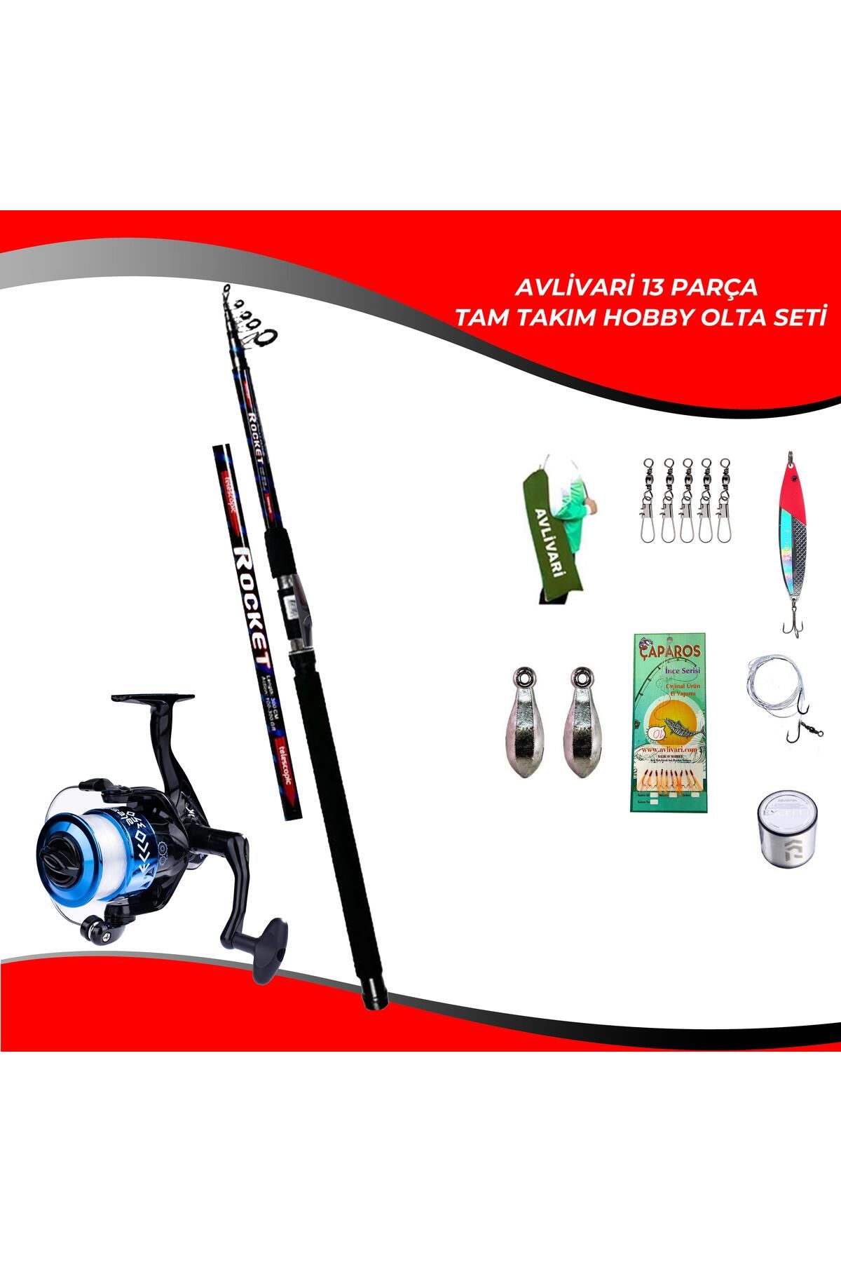 Avlivari Ecotackle Rocket 270 cm 100-300 gr Olta Kamışı- Avlivari Ecco 5000 Olta Makinası Tam Takım Kıyı Hobi