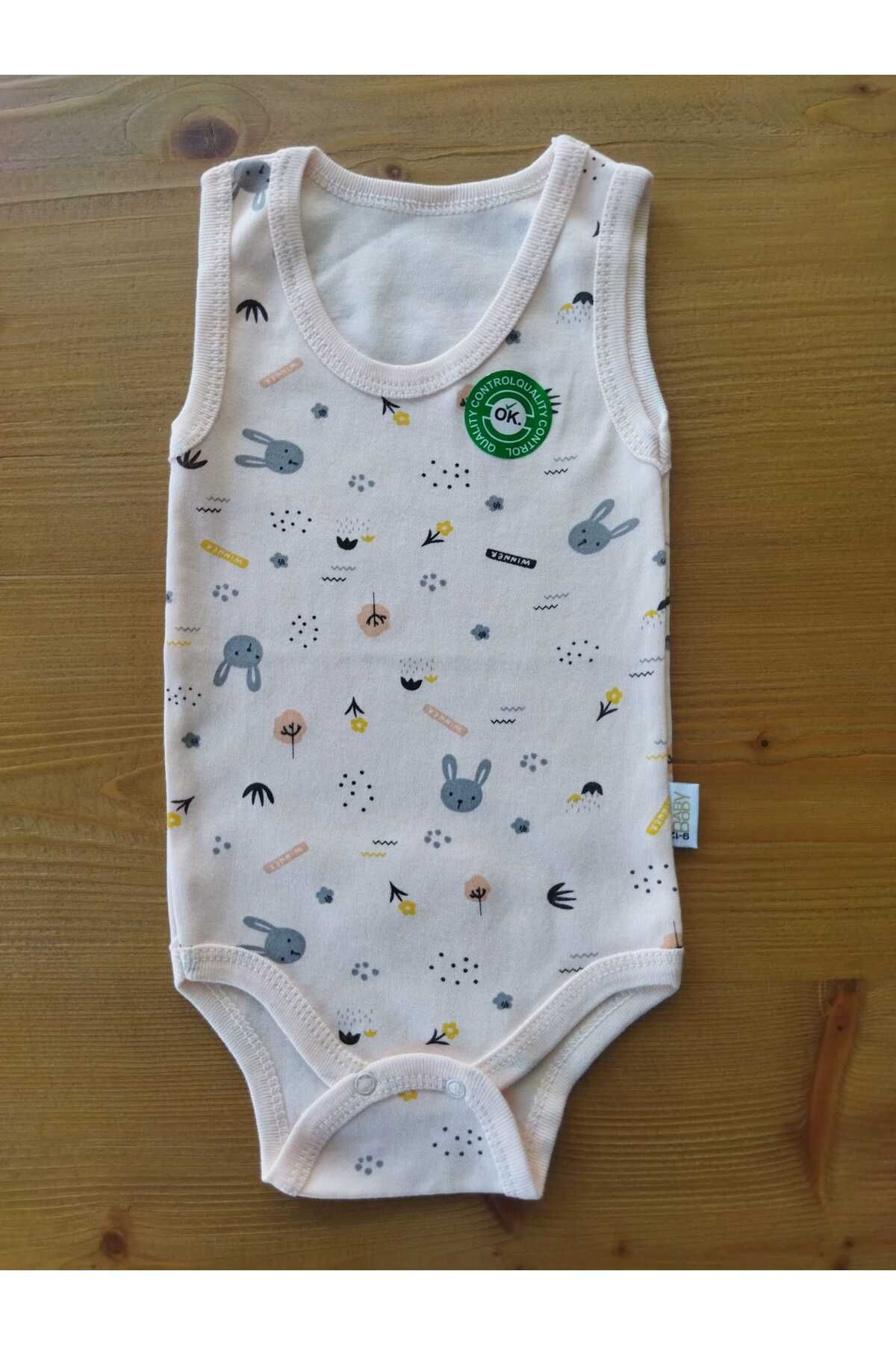Spinapi Eğlenceli Hayvan Desenli Pamuk Tshirt Atlet