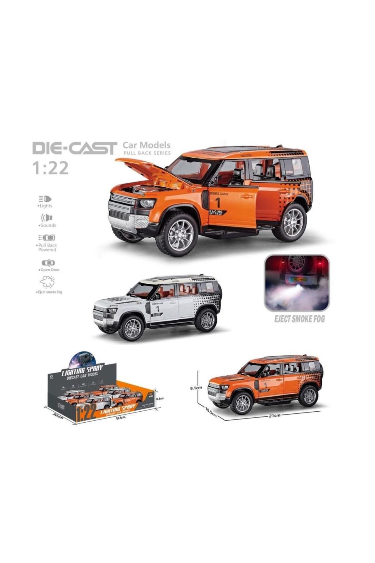 Skygo HCL-810PA Çek Bırak 1:22 Sesli Ve Işıklı Buharlı DF Safari Metal Jeep