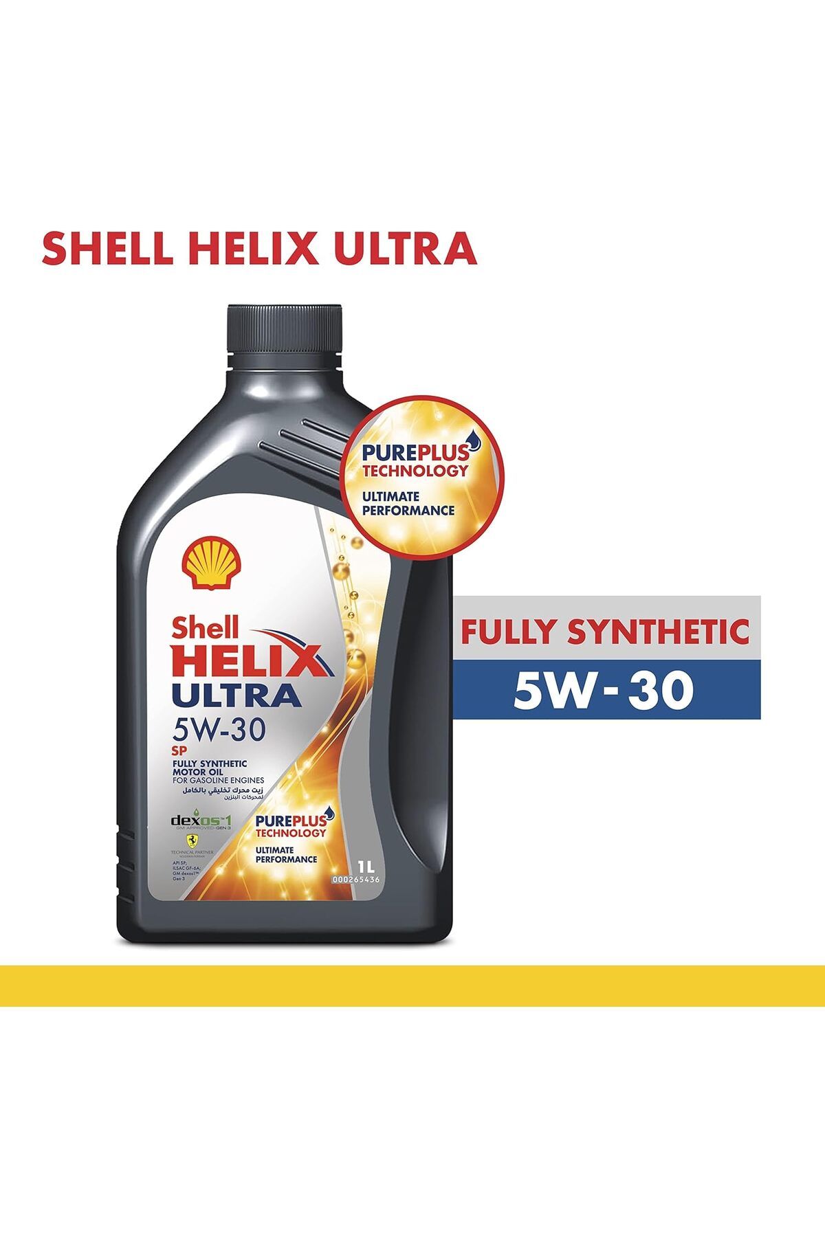 SHELL-Shell Helix Ultra SP 5W-30 dexos1 Gen3 - Carton (12 x 1 liter bottles) / Advanced engine protection and GM approved 2