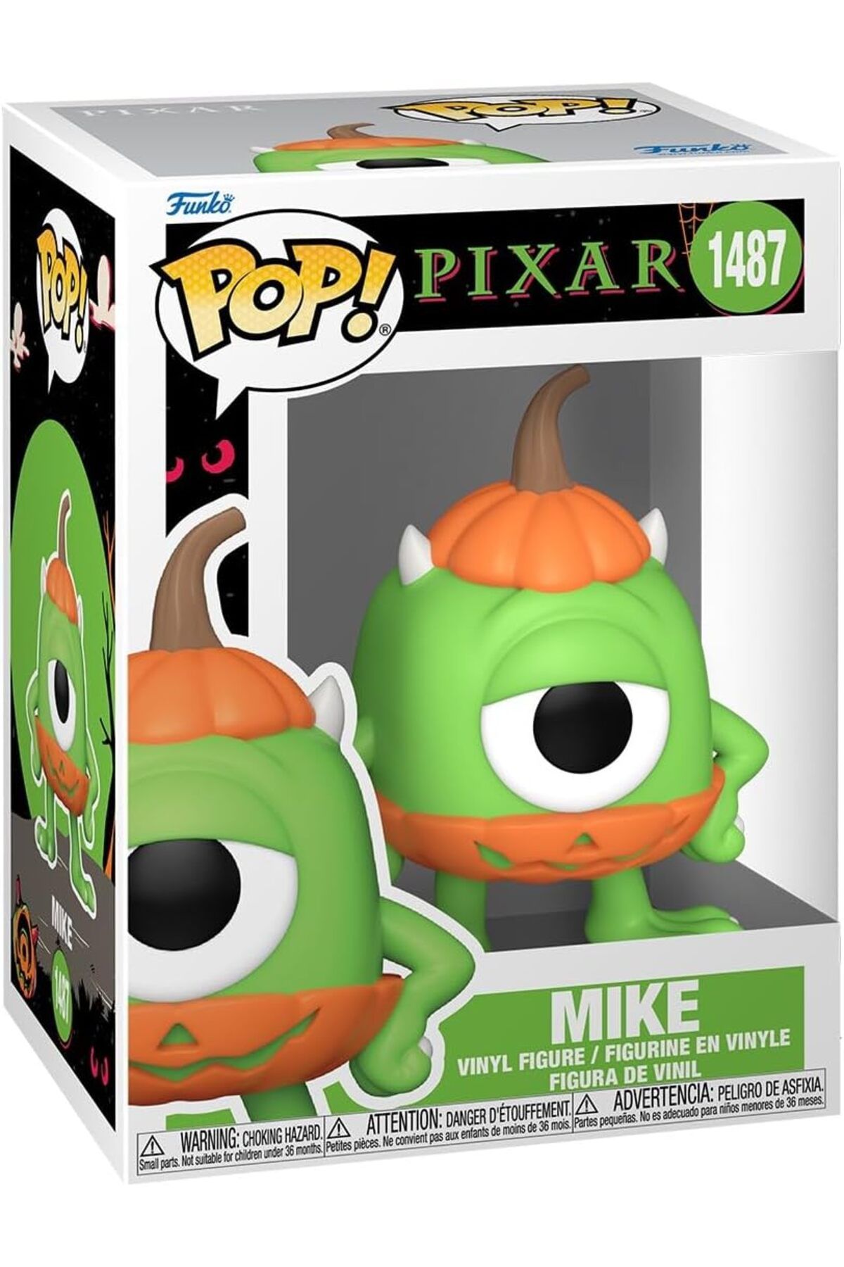 Funko Pop! Disney: Pixar Cadılar Bayramı, Mike Wazowski Figürü, Vinil Koleksiyon