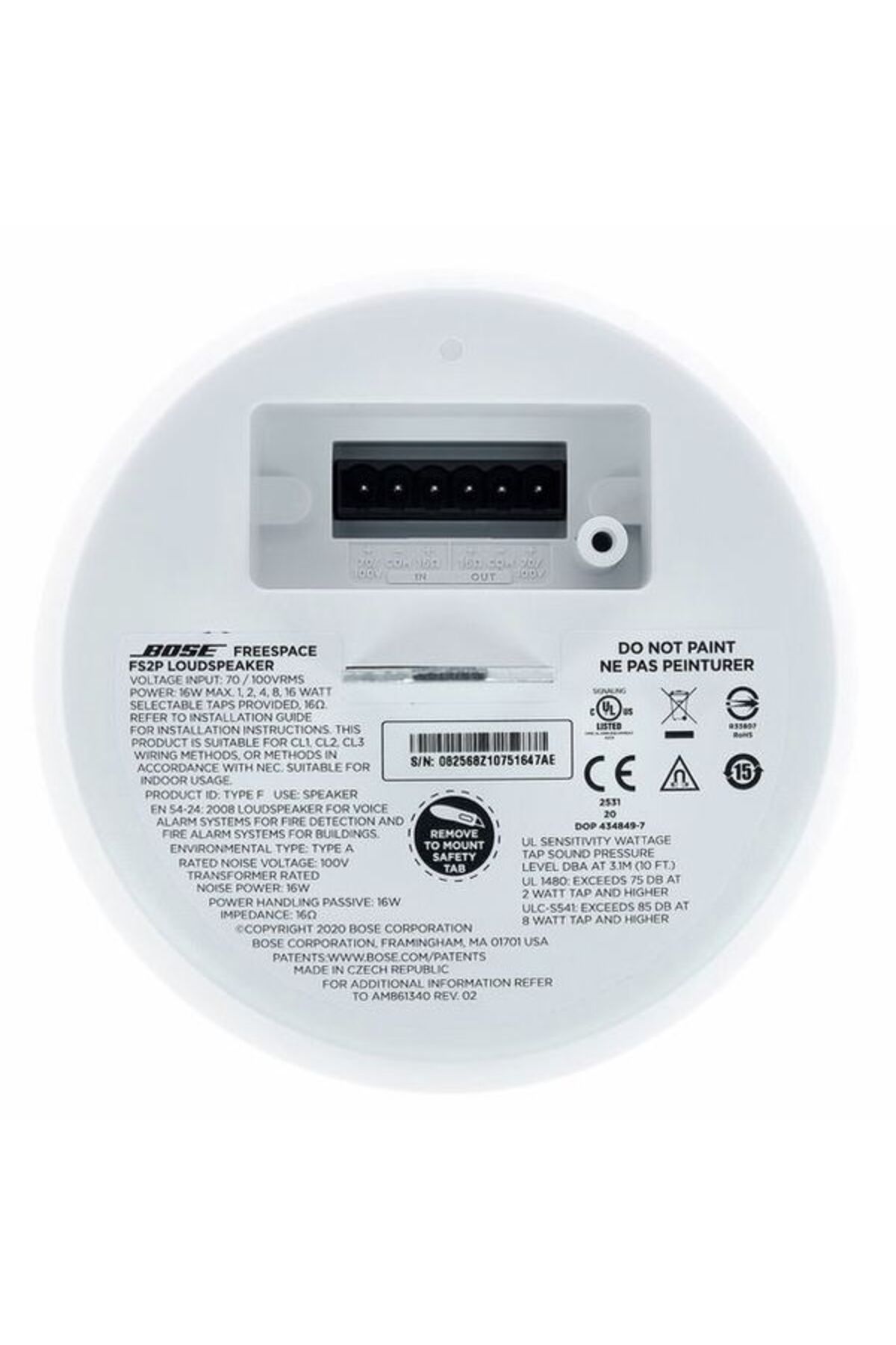 Bose-Bose Freespace FS2P White Pendant System, USB, FM, bluetooth 7