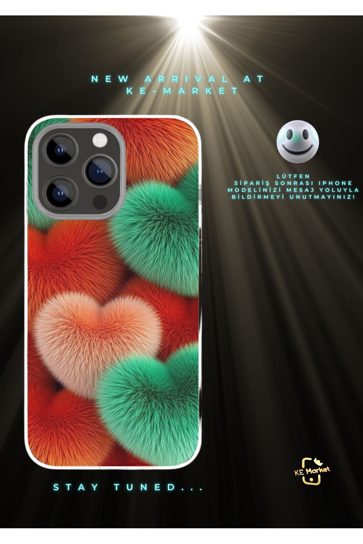 SOFTCASE Love Series Iphone Tasarım Kılıf (LÜTFEN MESAJ YOLUYLA TELEFON MODELİNİZİ YAZINIZ)